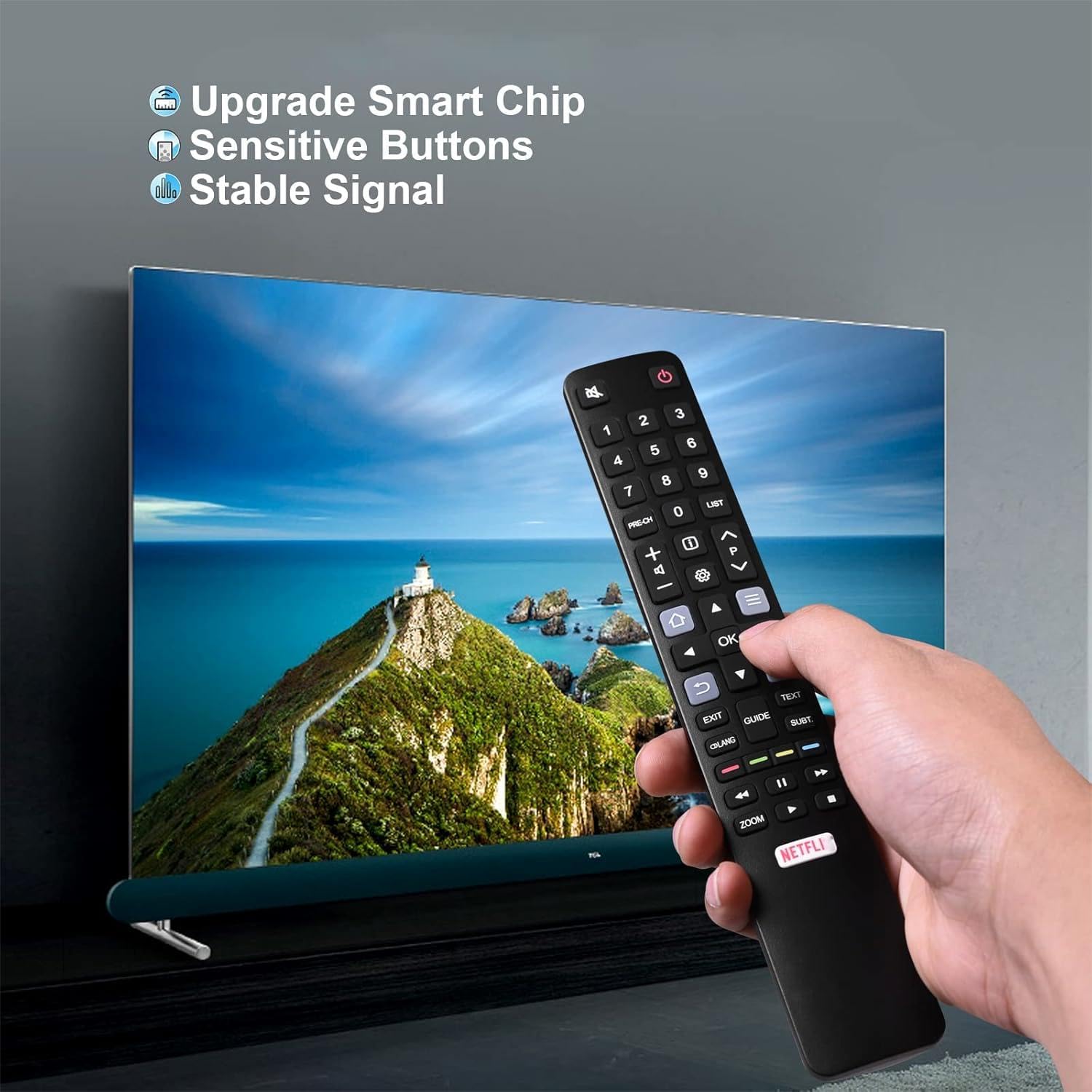 Télécommande TV - SONEW - RC802V FMR1 - Compatible TCL - Fonction