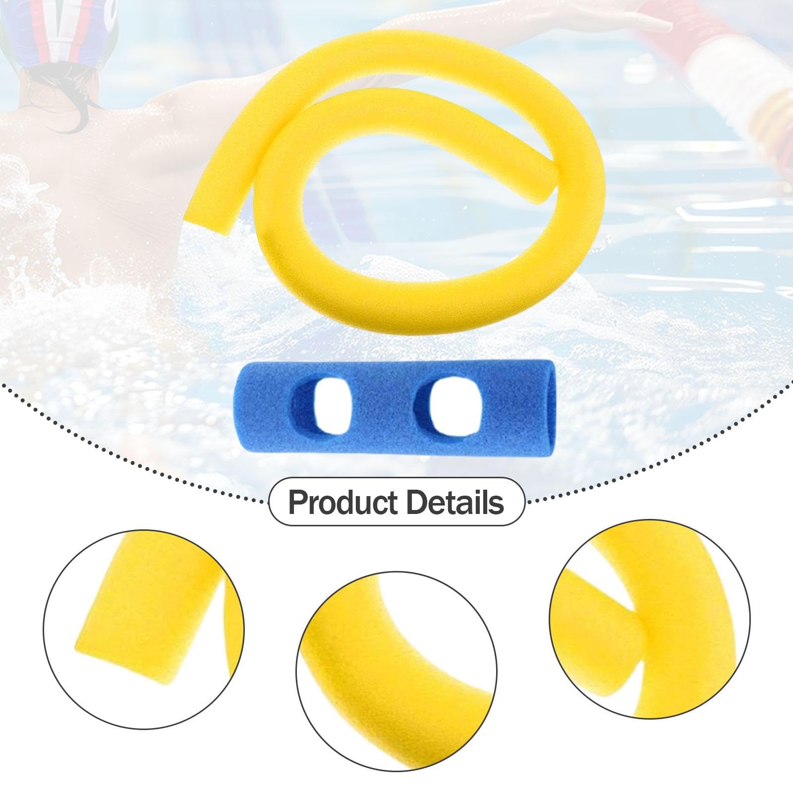 Bouée Gonflable de 150 Cm (59,06 Pouces) pour L'entraînement à La Natation avec Jointure, Jaune