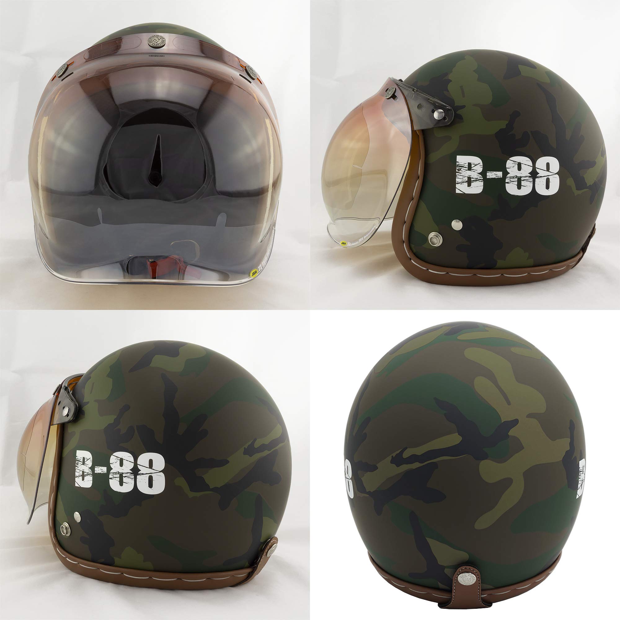 Amazon | NEO VINTAGE ARMY B-88 迷彩 ジェットヘルメット SG規格品+