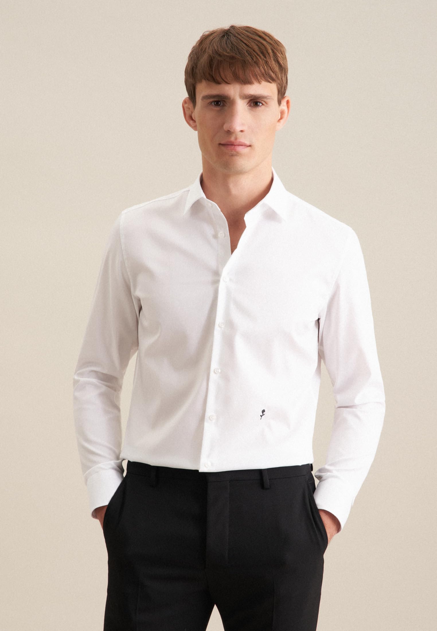 Seidensticker Uomo 676550 Camicia Business