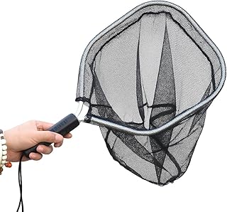 25cm ちょうどいい釣り具釣り用タモ網 ランディングネット 渓流 小物 軽量 小型 釣り網 たも網 タモ網 玉網 釣りネット すくい網 ストラップ 淡水 海たも網 海水 網 漁具 直径25cm ナイロンメッシュ 滑り止めグリップ付き コンパクト設計