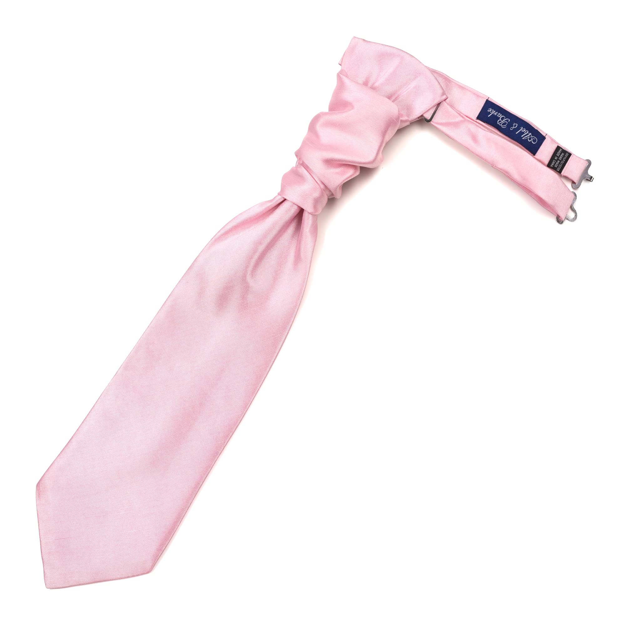 Abel & Burke Petal Pink Shantung Cravat #AB-WCR1005/13