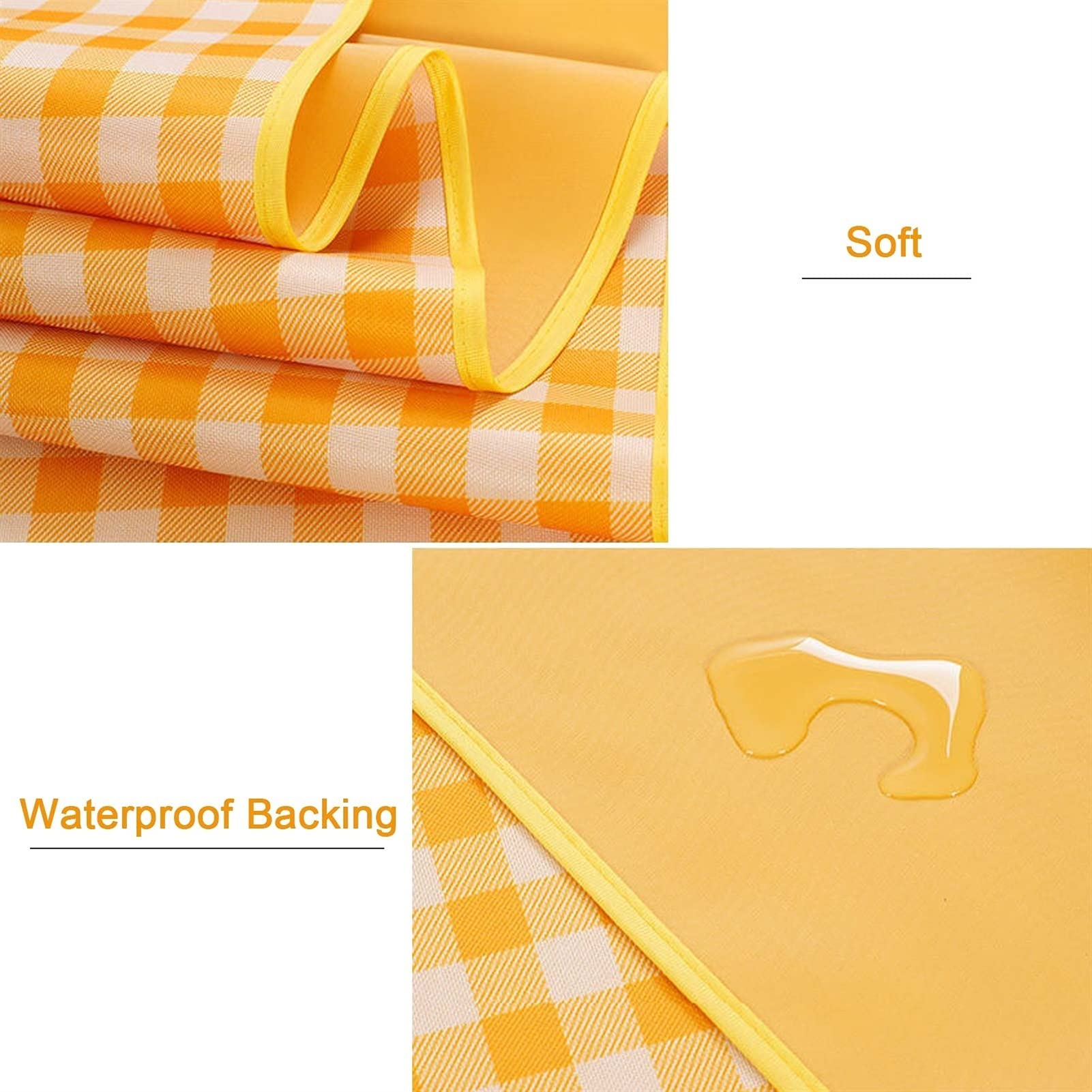 Couverture Pique Niques Imperméable, 200 x 200 cm Portable Tapis Pique Niques, Nappe Picnic Natte de Plage pour Jardin Camping Extérieur (Color : Color Flowers)