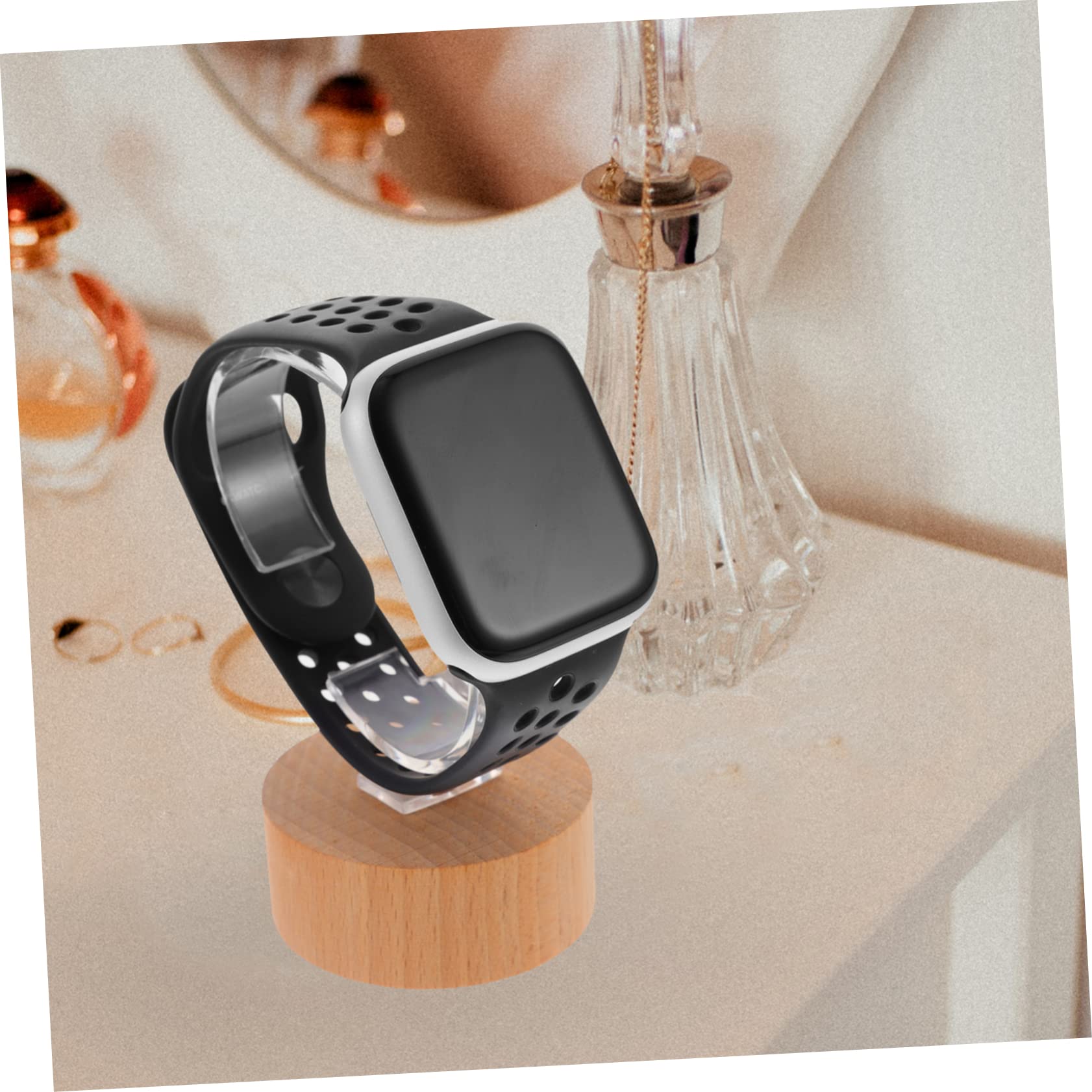 PRETYZOOM 5st Uhrenständer Schreibtischdekoration Armband-organizer-ständer Bücherregal Für Die Wand Transparenter Uhrenhalter Armbanduhrenhalter Armbanduhr-display Armbandständer Acryl
