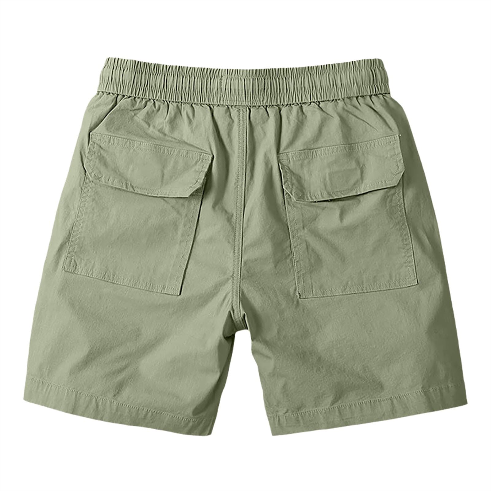 Short chino fin et léger en lin pour homme