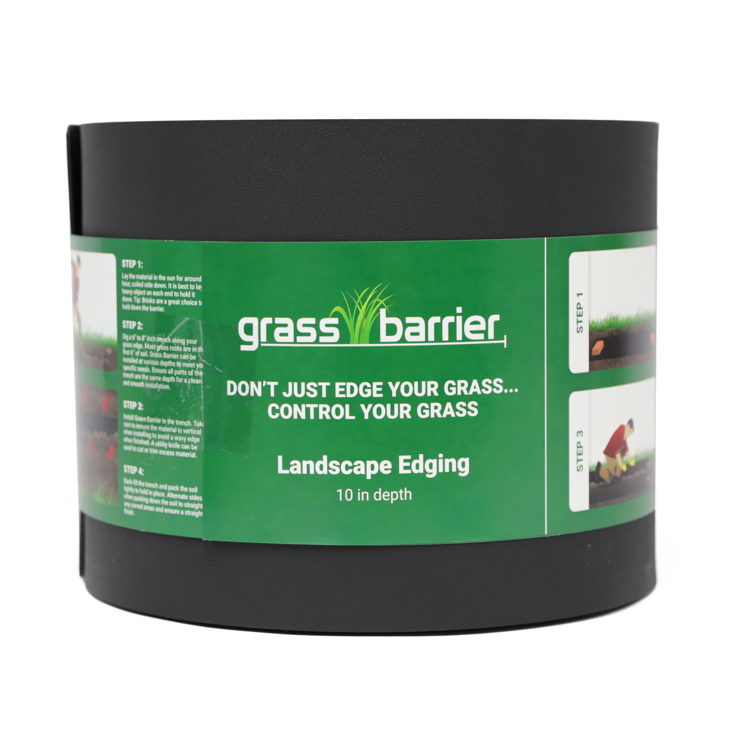 Grass Barrier - Landscape Edging - 10" inch Depth (150 Feet)