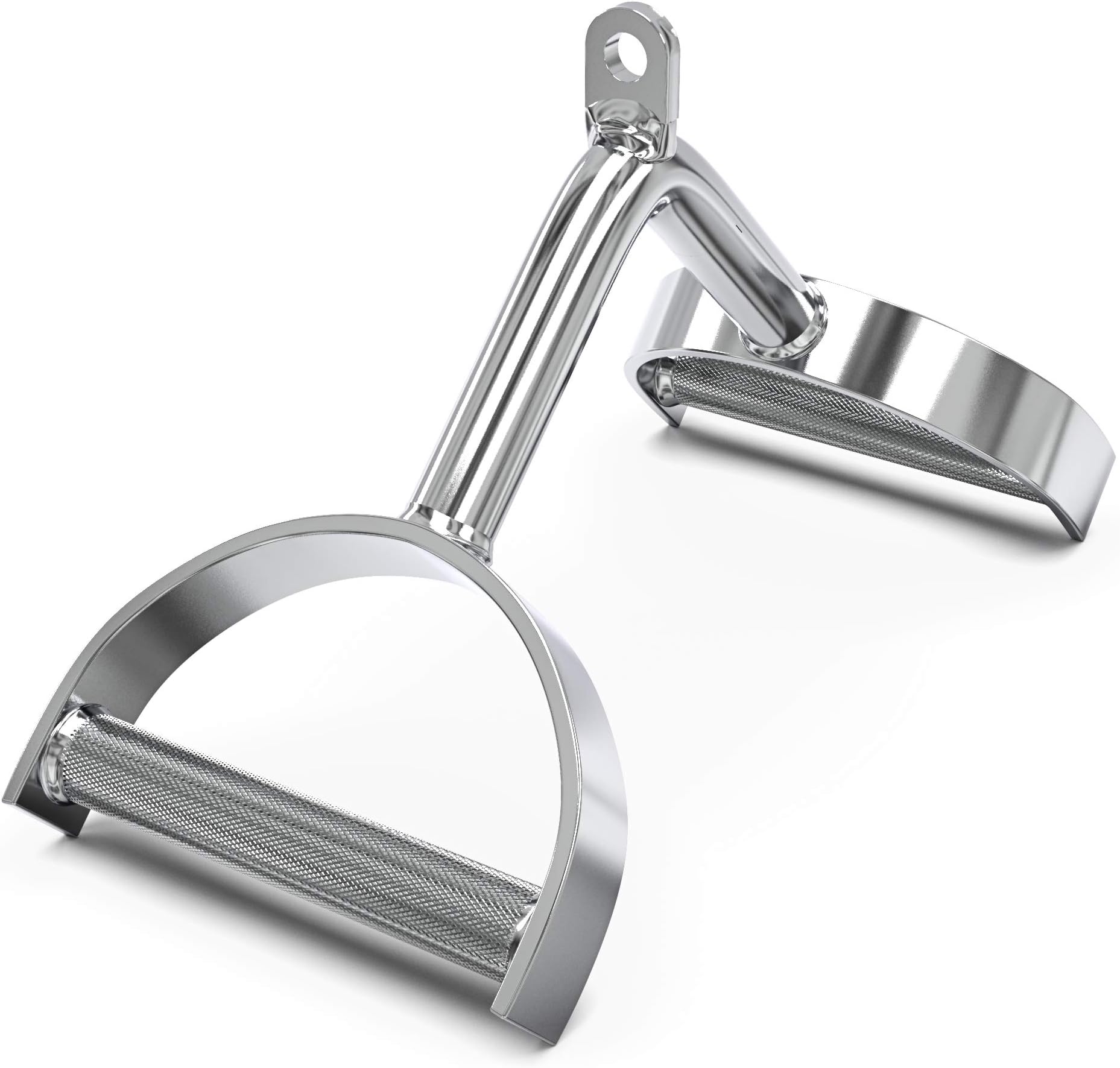 Synergee Pull Down Bar Universal Cable Machine Attachment. Narrow Grip V Shape LAT Pulldown Bar with Pro-Style Handles for Upper Body Workouts.