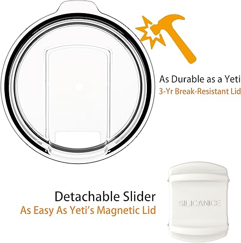 Miniatura 3 de Vaso de café de 20 onzas, taza de café de viaje de acero inoxidable de doble pared con tapa deslizante extraíble, sin BPA, compatible con portavasos