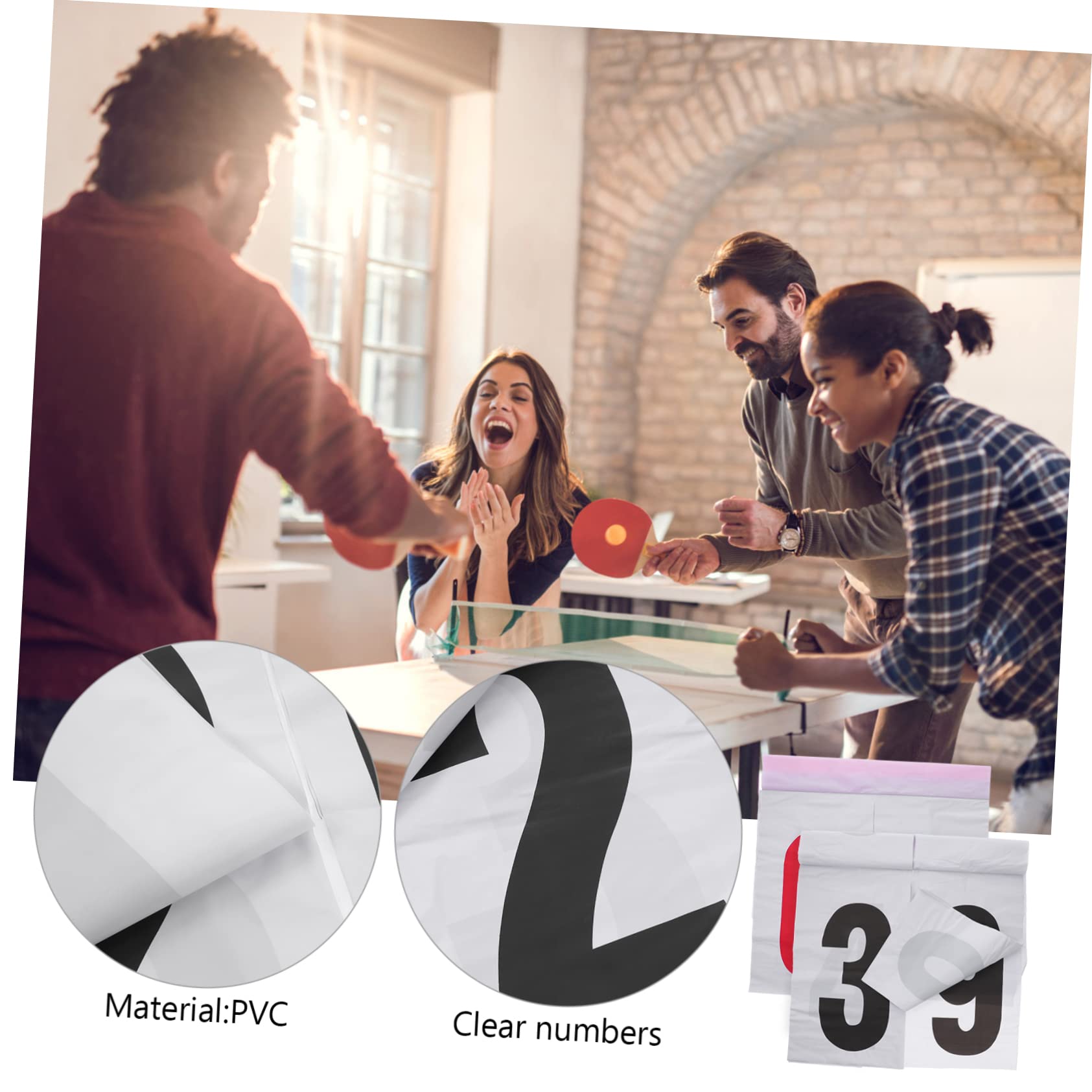 OSOLADY Convenient Scoreboard Reusable Score Keeper for Basketball Volleyball Soccer More Numbers Easy to Read for Outdoor Games and Sporting Events