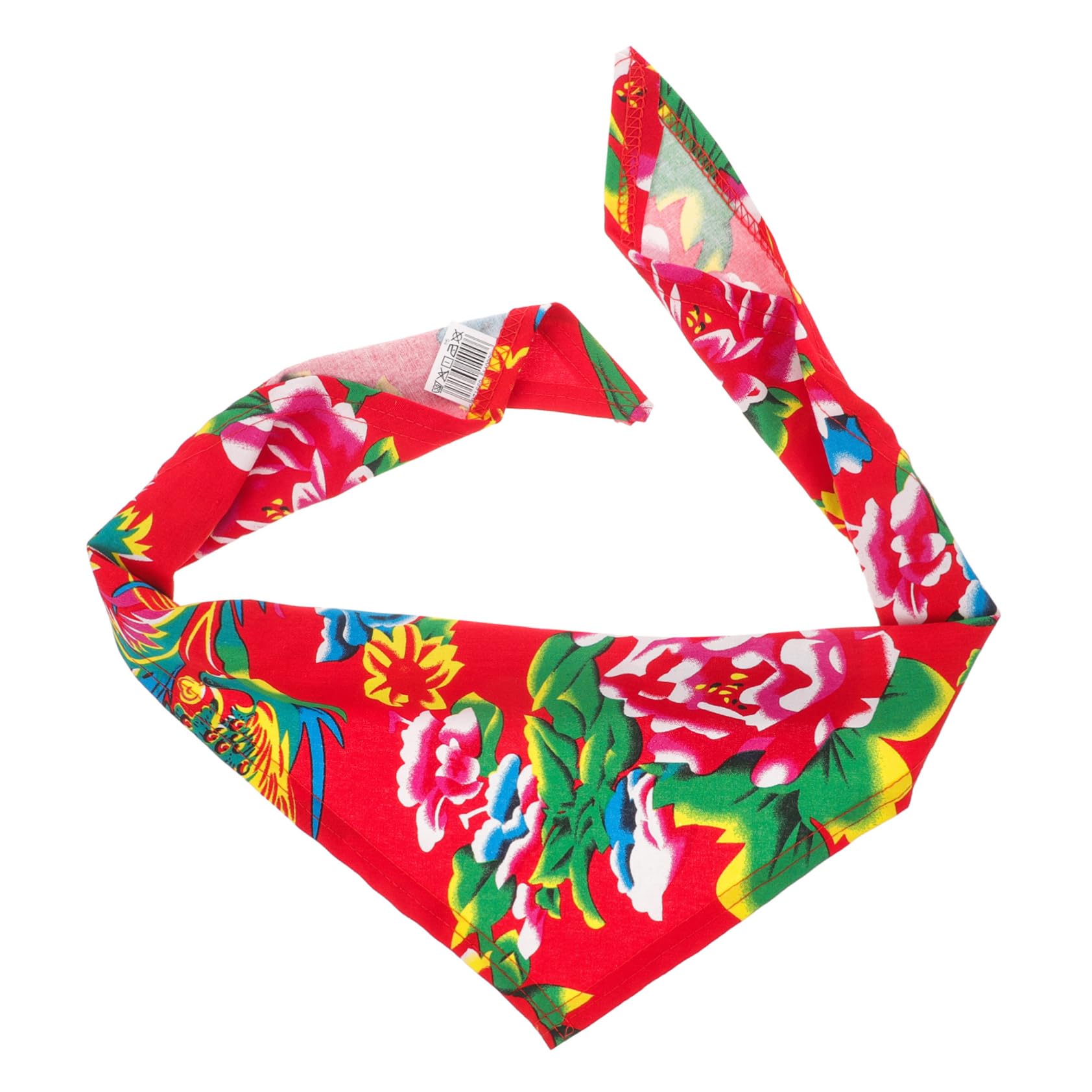 4 Pezzi Sciarpa Da Ciclismo All'Aperto Delicata Bandana Triangolo Bandana Per Gli Uomini Stampa Floreale Bandana Decorativa Bandana Sportiva Da Ciclismo Ragazze Bandana Di