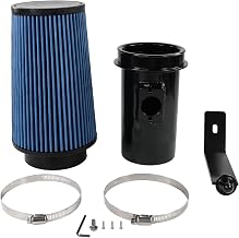 Cold Air Intake Kit 6.4 Diesel Filter System Air Intake Pipe with Oiled Filter Replacement for 2008-2010 Ford F-250 F-350 F-450 Super Duty Power stroke Diesel Engine 6.4L