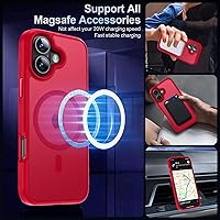 Vista 363 de MOCCA - Funda magnética resistente para iPhone XR de 6.1 pulgadas, compatible con MagSafe, funda con protección contra caídas de grado militar