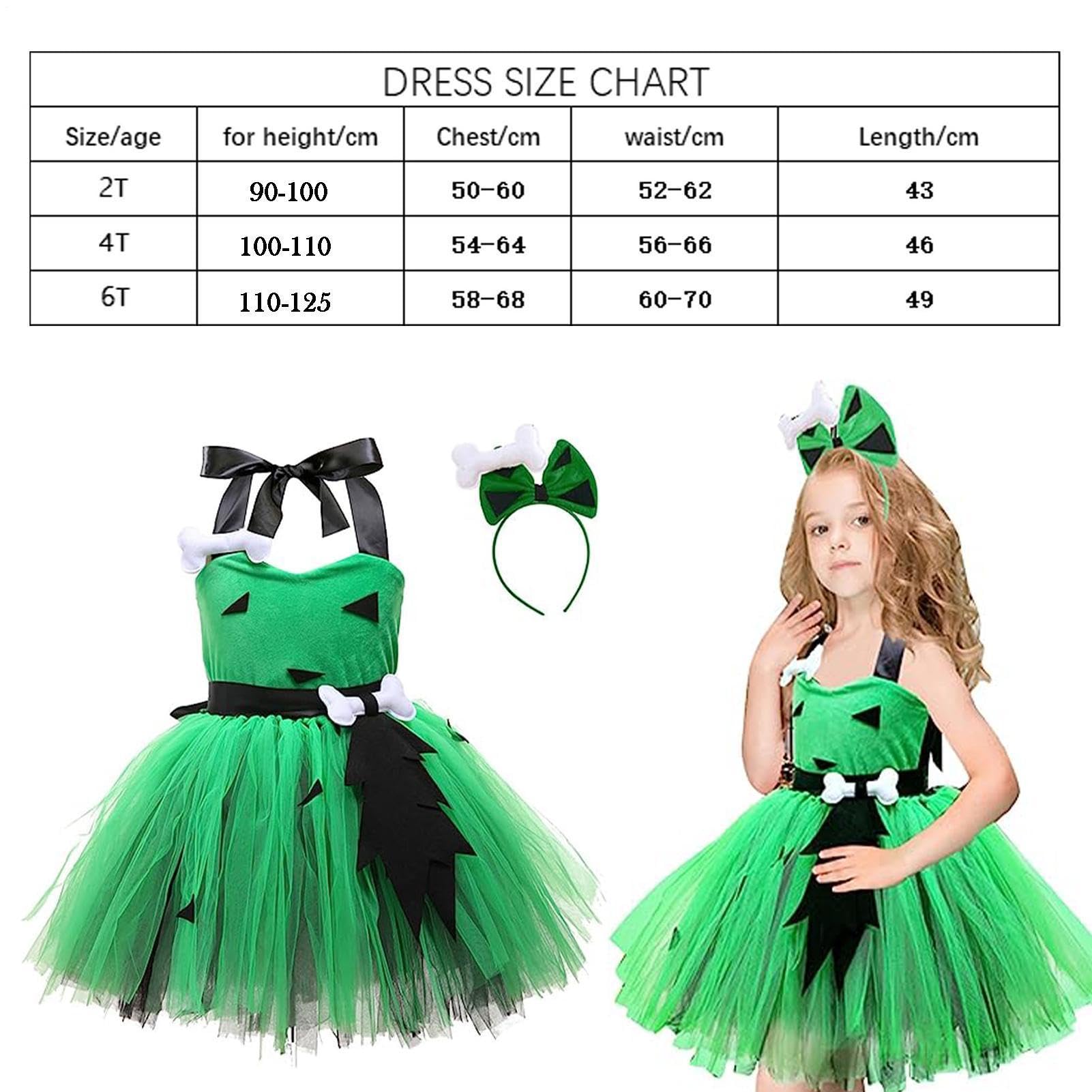 Vestito da Principessa con Fascia per Capelli e Vestito Tutù Halloween