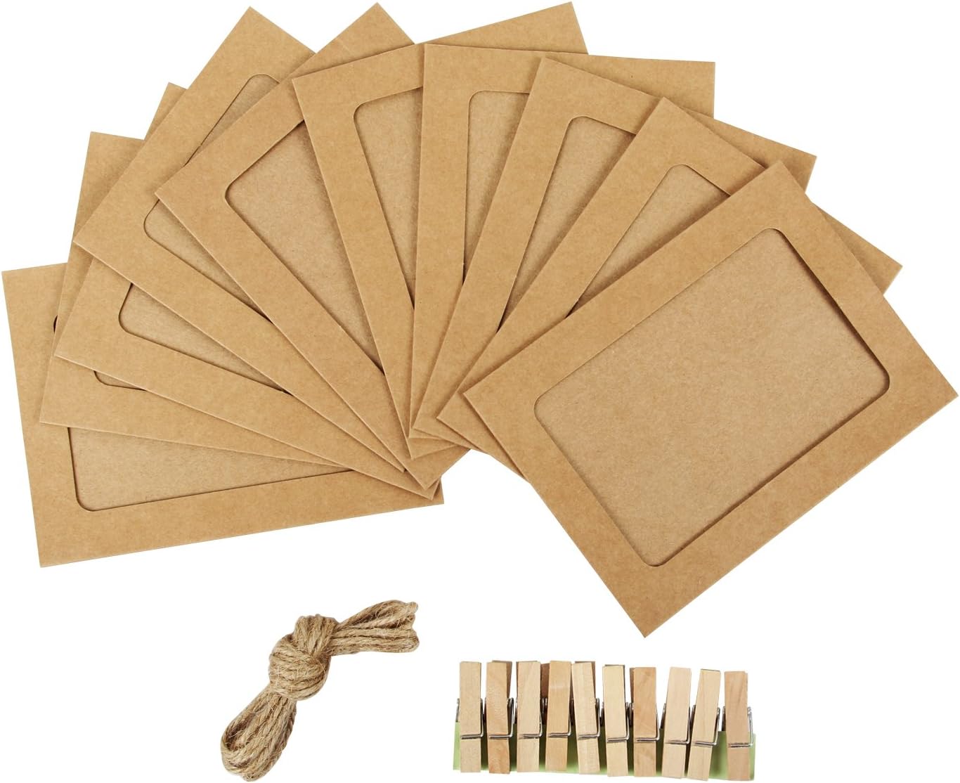 Yilove Cardboard Paper Picture Frames 4X6 Inch DIY Photo