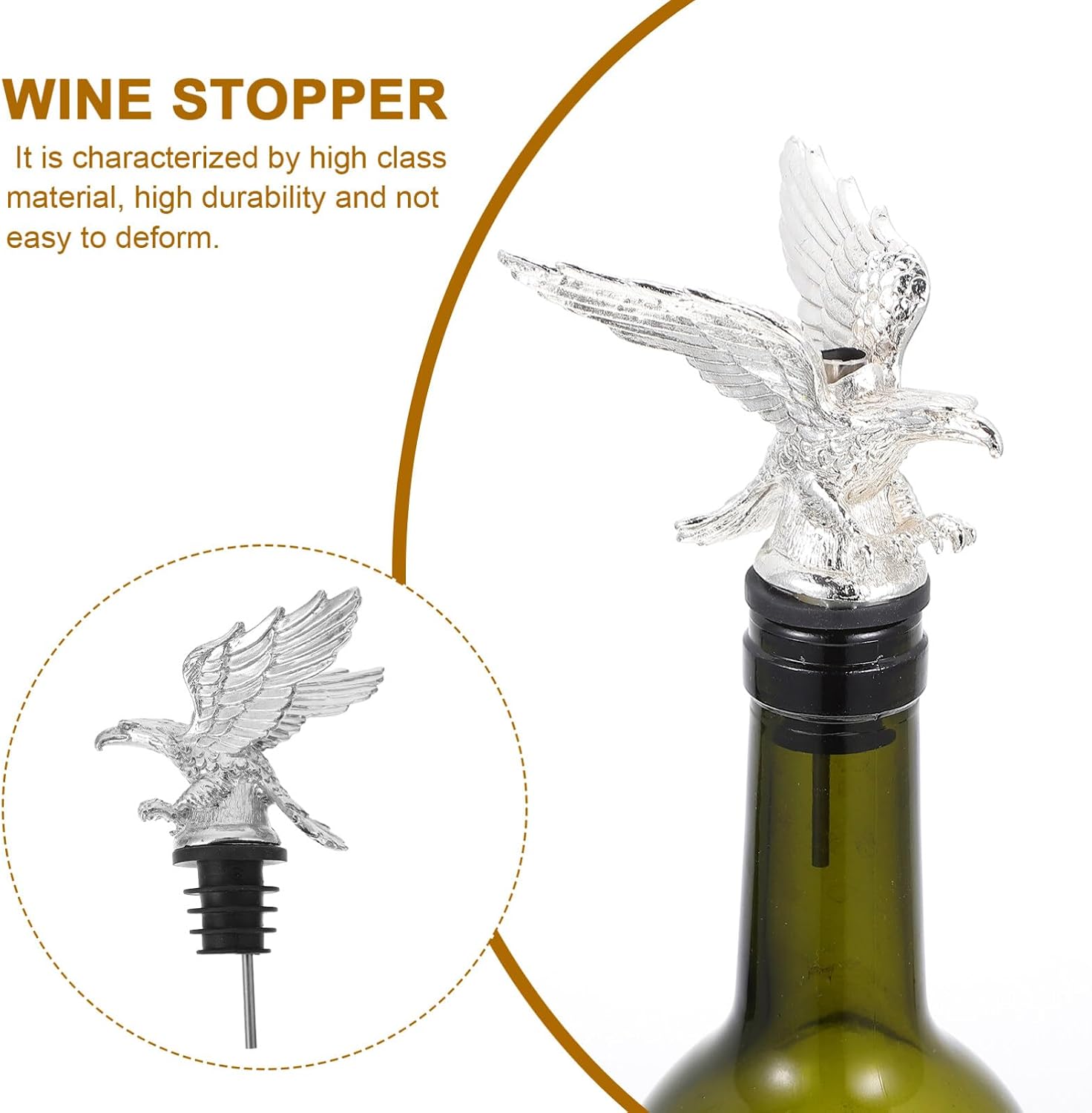 1pc Wine Pourer Practical Wine Spout Bottle Pourer Bottle Stopper Stopper with Spout Accessory Bar Supply Cocktail Dispenser