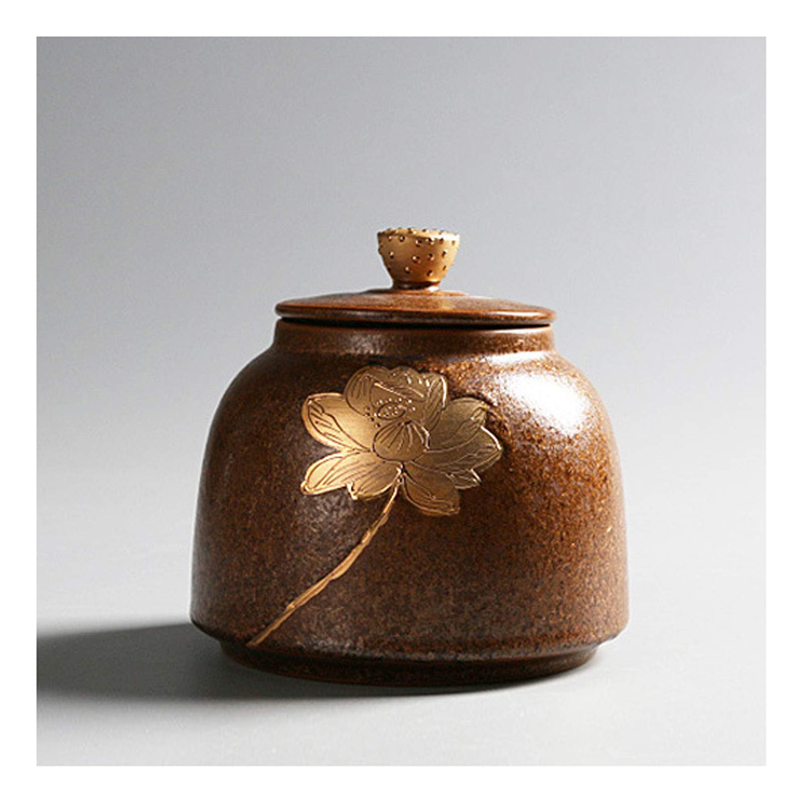 Cremation Urns, Ceramics Adult Human Memorial Ashes Funeral Urn Handcrafted,Urns for, Pet Ash, Coffin, Sealed Ceramic(B1)