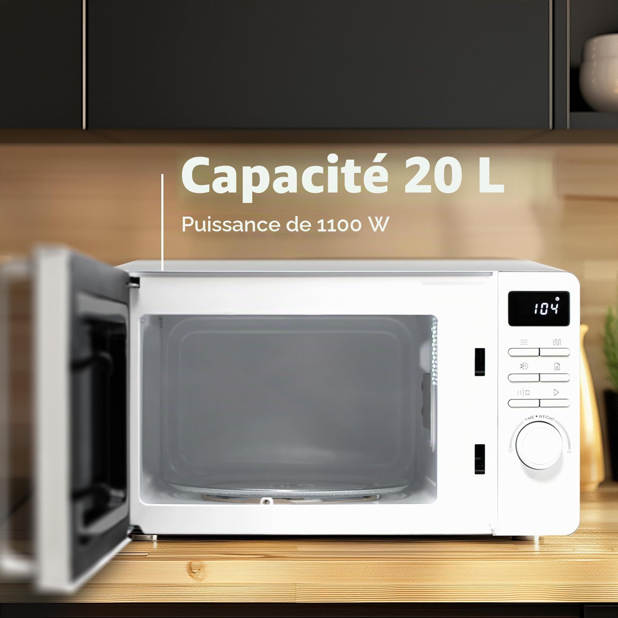 Micro-ondes EVVO M20 blanc