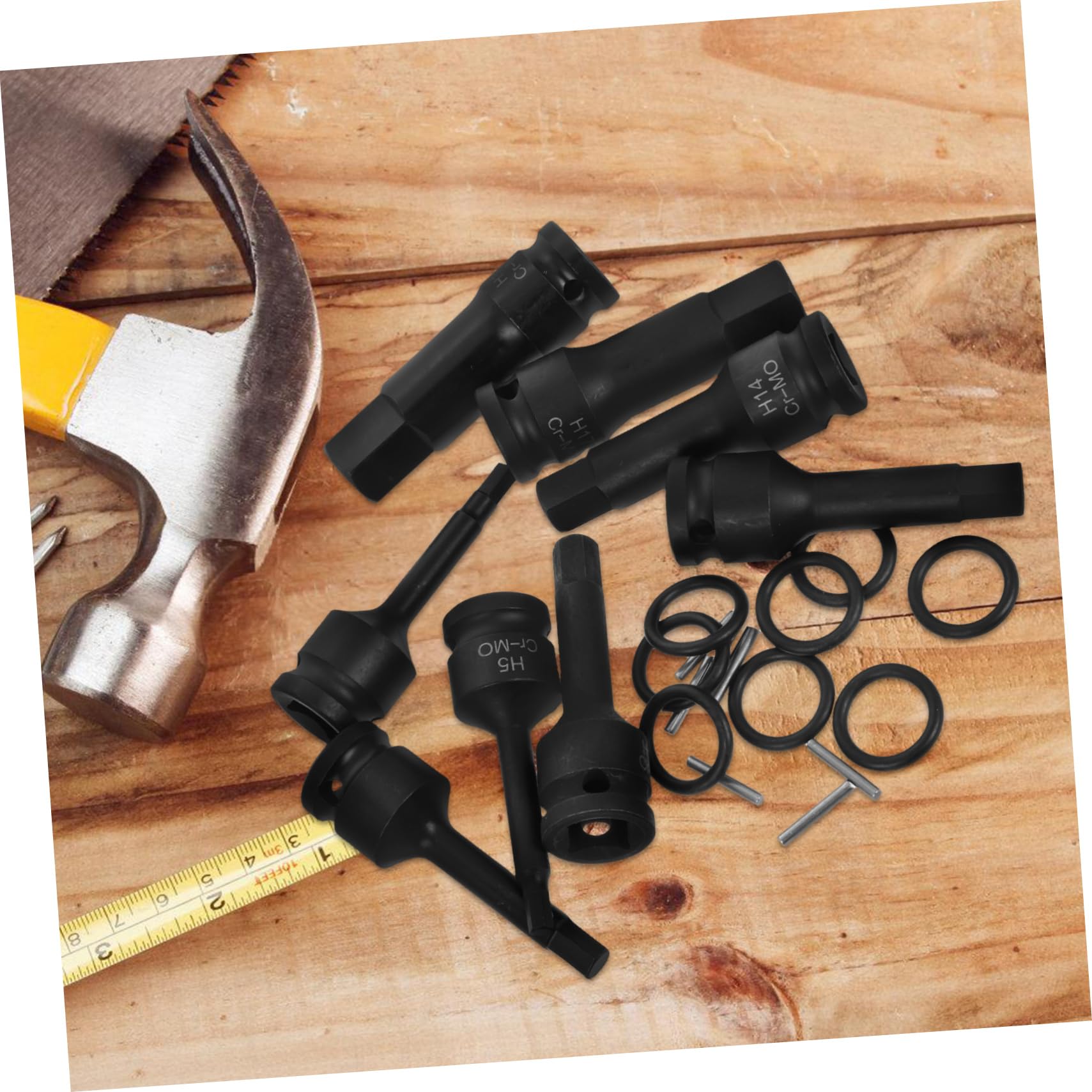 Mobestech 1set Bussole Esagonali Accessori Per Avvitatori Pneumatici Leggeri e Resistenti Facile Da Trasportare e Precisi Per Professionali