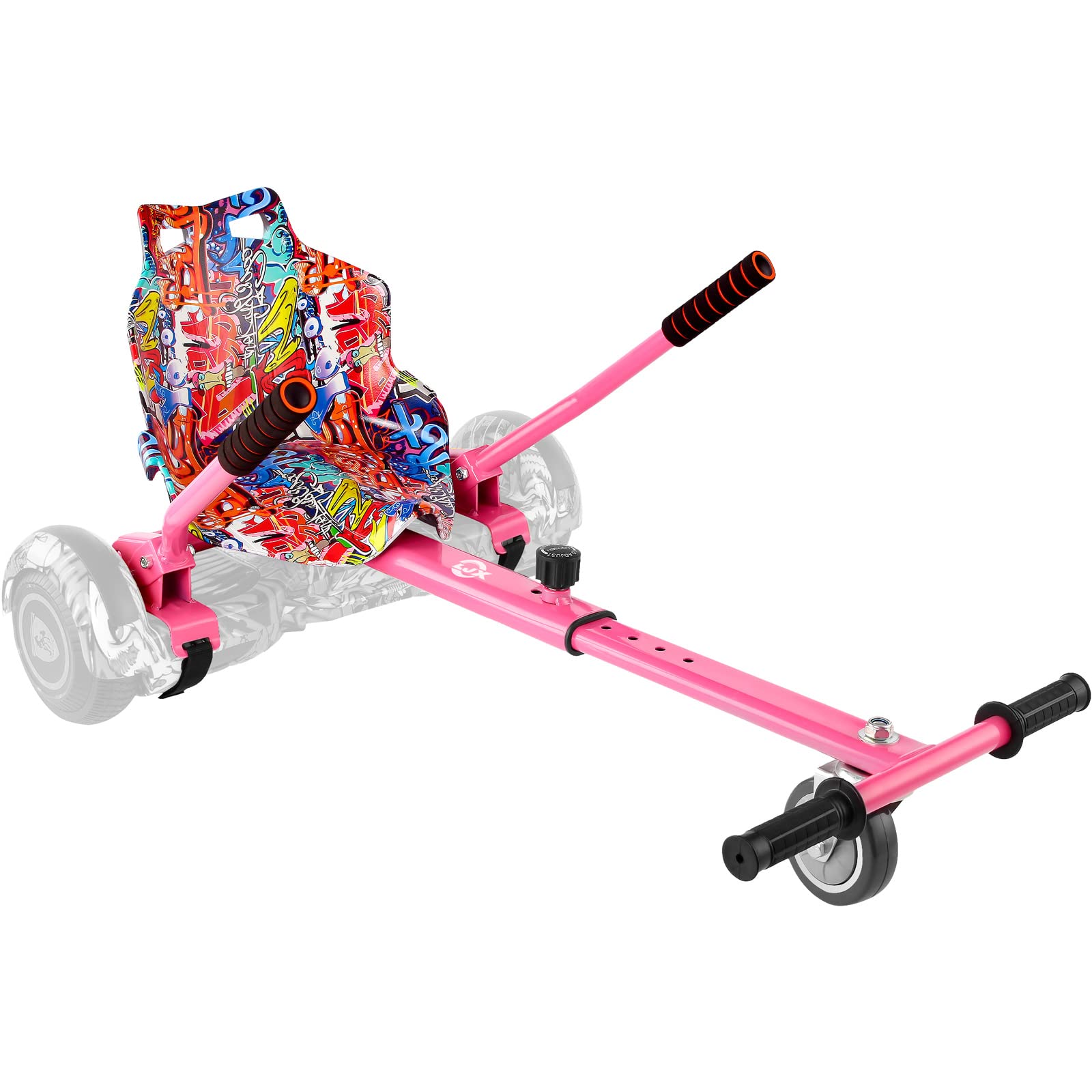 LJX Hoverboard Seat Attachment, Go Kart, Hoverboard Accessories for 6.5â€_x009d_ 8â€_x009d_ 10â€_x009d_ Two Wheel Self Balancing Scooter, Suitable for Kids & Adults(Pink)