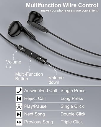 Wired Earbuds USB C for iPhone 18Pro Max 18Pro 17e 16e 17 Air 16 Pro Max 15