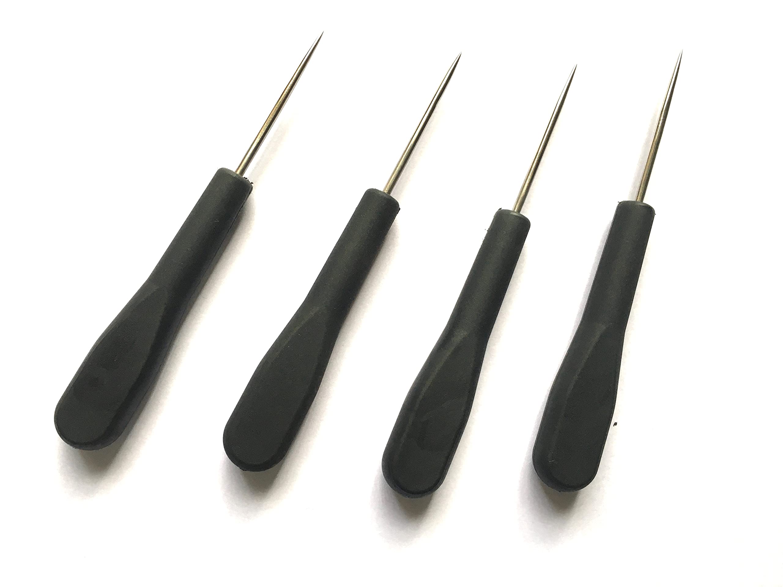 Racquet Stringing Straight Awl Tennis Badminton Racket Stringing Tools Four Piece (Black)