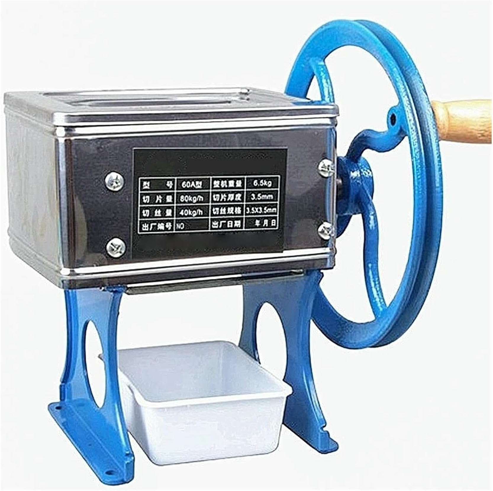 JKJZSALJ Meat Grinder Manual Meat Slicer Stainless Steel Meat Slicer Household Chopper Commercial Cutting Machine 60A Easy To Use For Beginners And Professionals