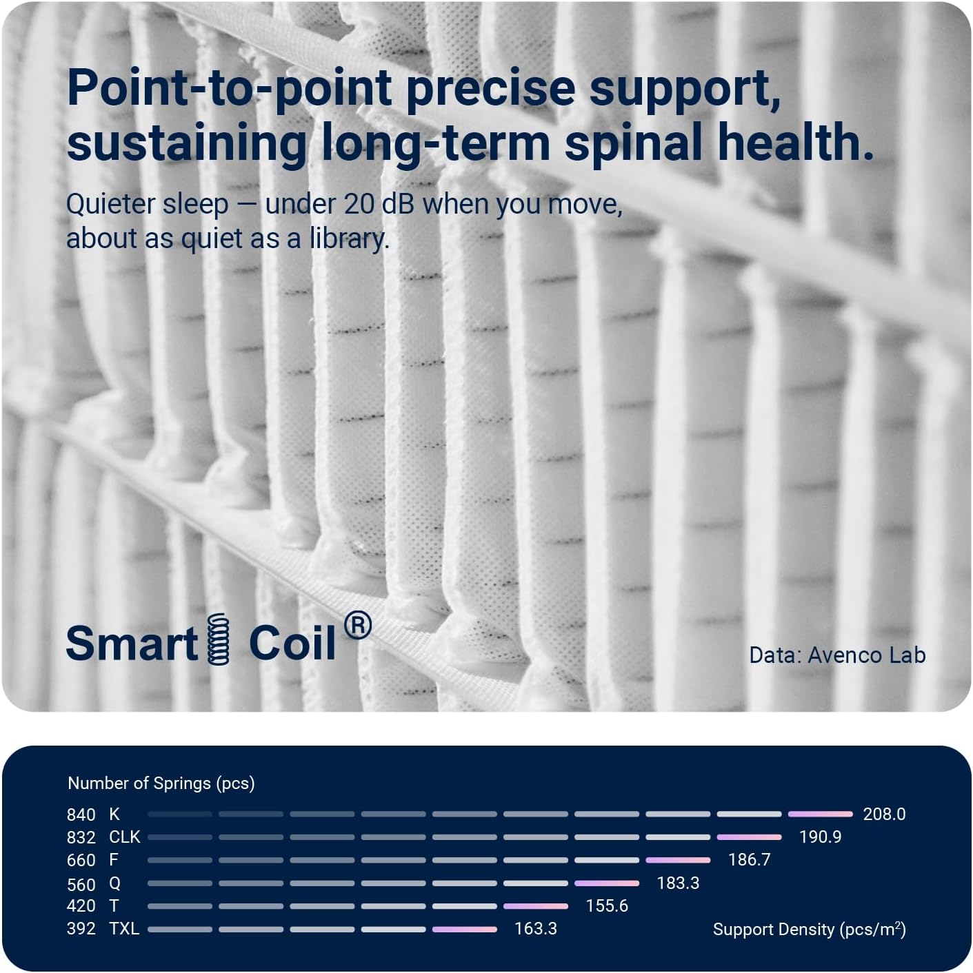 Avenco 10 Inch Queen Mattress in a Box, Hypoallergenic & Back Pain Relief, Hybrid Queen Size Mattresses with Smarts Coils, Fiberglass Free CertiPUR-US Certified Colchones No Box Spring Needed