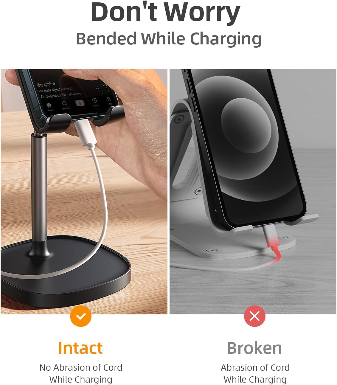 Popular LISEN Cell Phone Stand, Angle Height Adjustable Phone Stand for Desk, Thick Case Friendly Phone Holder Stand, Taller iPhone Stand Compatible with All Mobile Phones,iPhone,Switch,iPad,Tablet(4-10in) Discount LISEN Cell Phone Stand, Angle Height Adjustable Phone Stand for Desk, Thick Case Friendly Phone Holder Stand, Taller iPhone Stand Compatible with All Mobile Phones,iPhone,Switch,iPad,Tablet(4-10in)