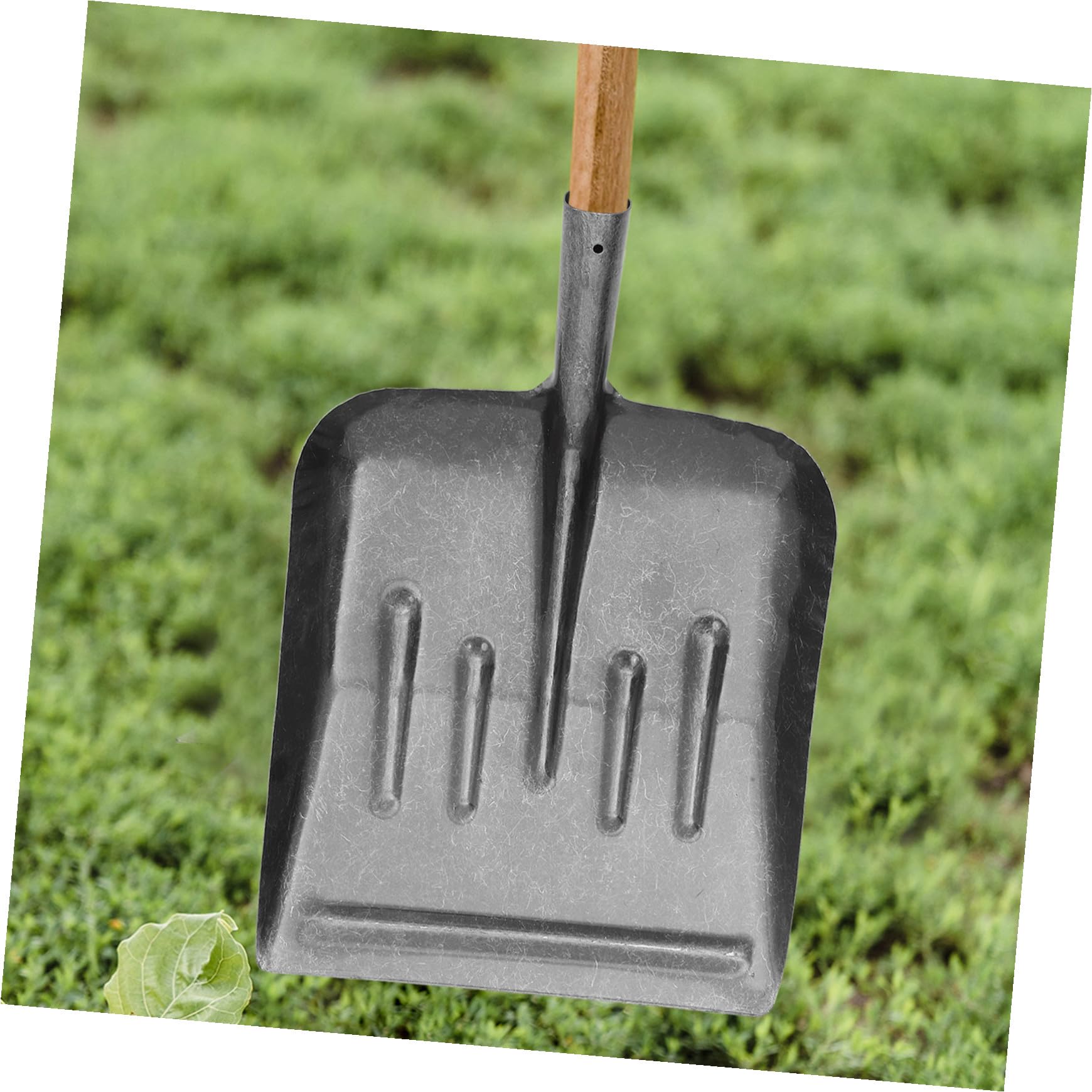 Gartenspaten Aus Manganstahl Ergonomischer Griff Strukturierter Oberfläche Glatte Kanten Vielseitig Für Entfernen Schneeräumen Und Graben in Verschiedenen Bodenarten