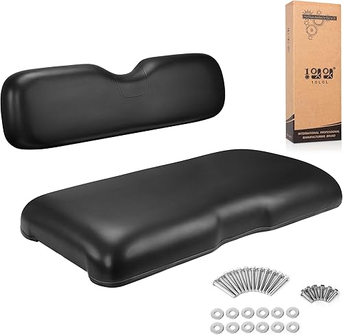 Kit de montaje del asiento delantero del carrito de golf para EZGO RXV 2008-up, cojines inferiores del asiento del estilo de fábrica y respaldo del