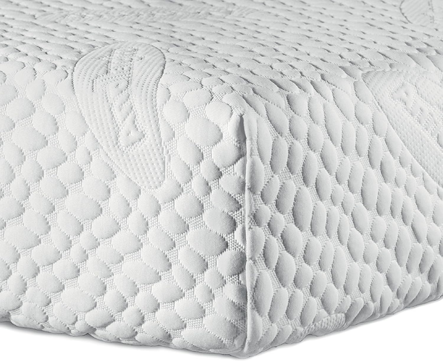 Coprimaterasso Massaggiante Antistress Imbottito Anallergico Antiacaro Traspirante Certificato OEKO TEX Made in Italy, misura matrimoniale, dimensione 170/180 cm x 190x200 cm + 25 cm