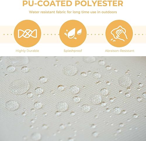 Miniatura 4 de Grand patio Juego de muebles de mimbre para patio, bohemio, sofá modular con cojines gruesos y resistentes al agua para exteriores, mesa auxiliar