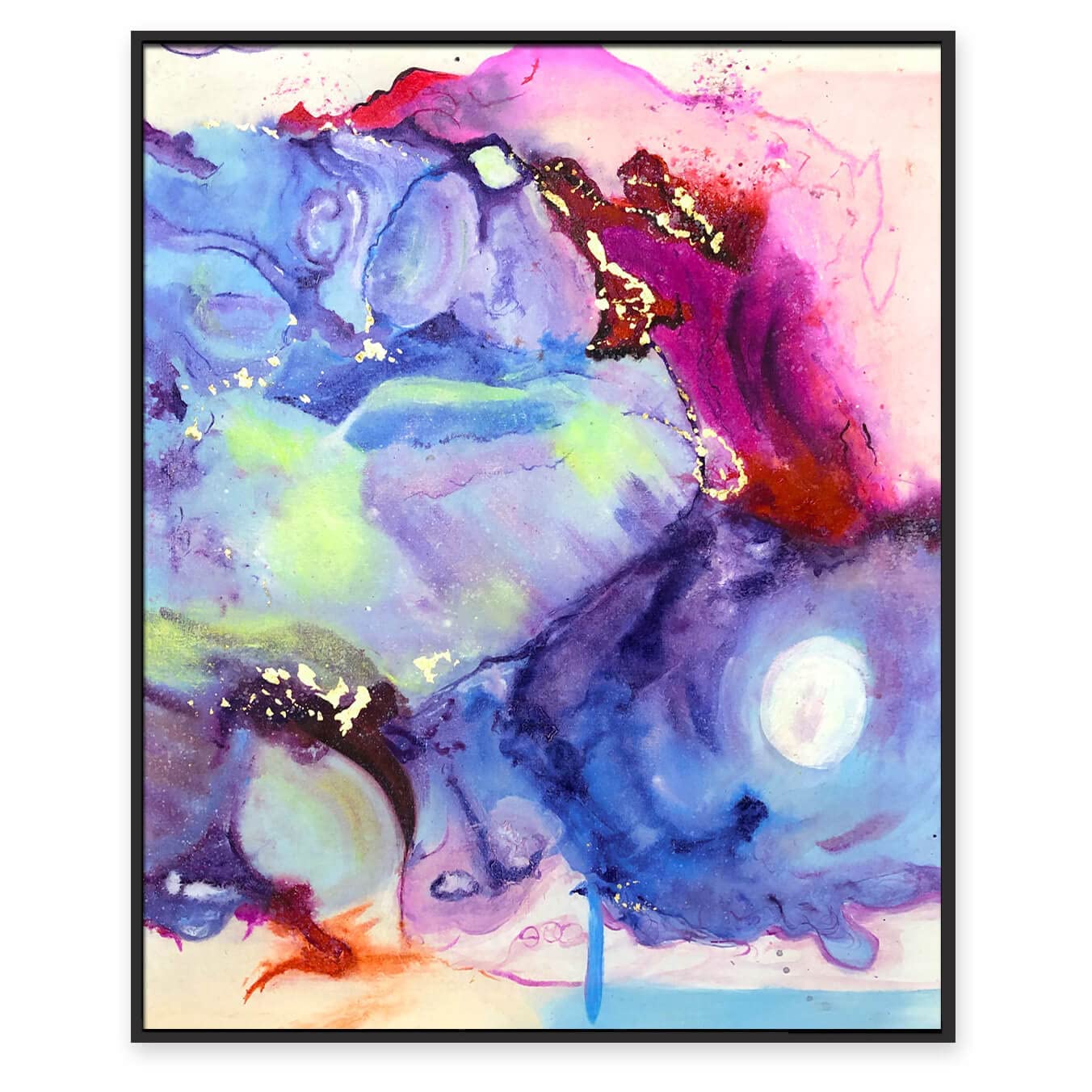 ARTGALI Colorful Enso Original Handmade Painting 60 x 80 cms