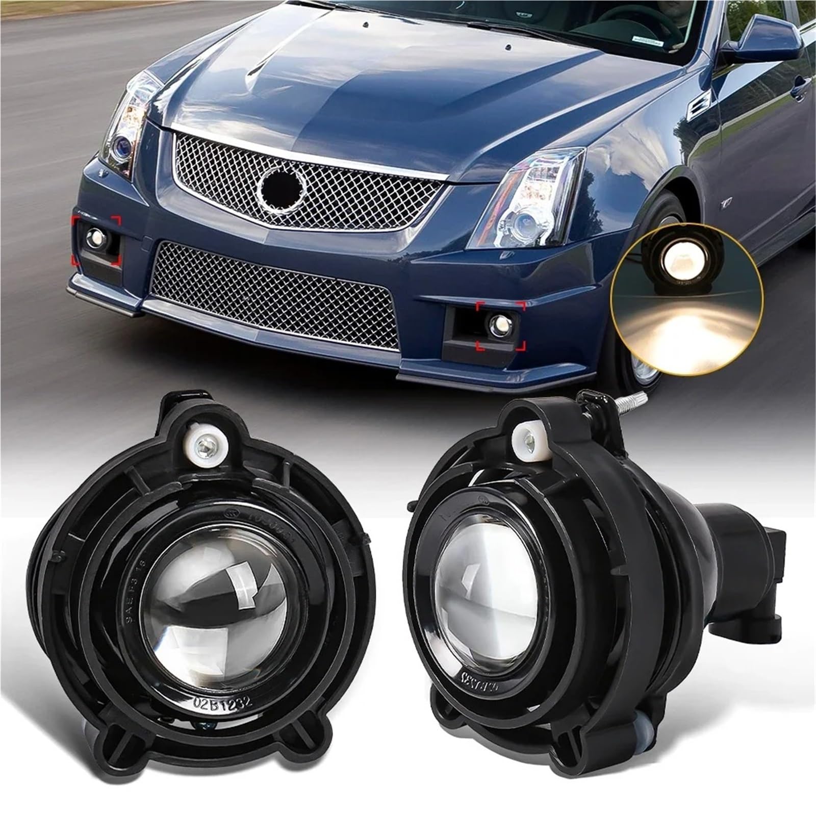 Auto Fendinebbia Anteriore Per Chevy Per Equinox Per HHR Per Impala 1 Paio Di Fari Fendinebbia Paraurti Anteriore Auto Lente Bianca Accessori Auto 12V