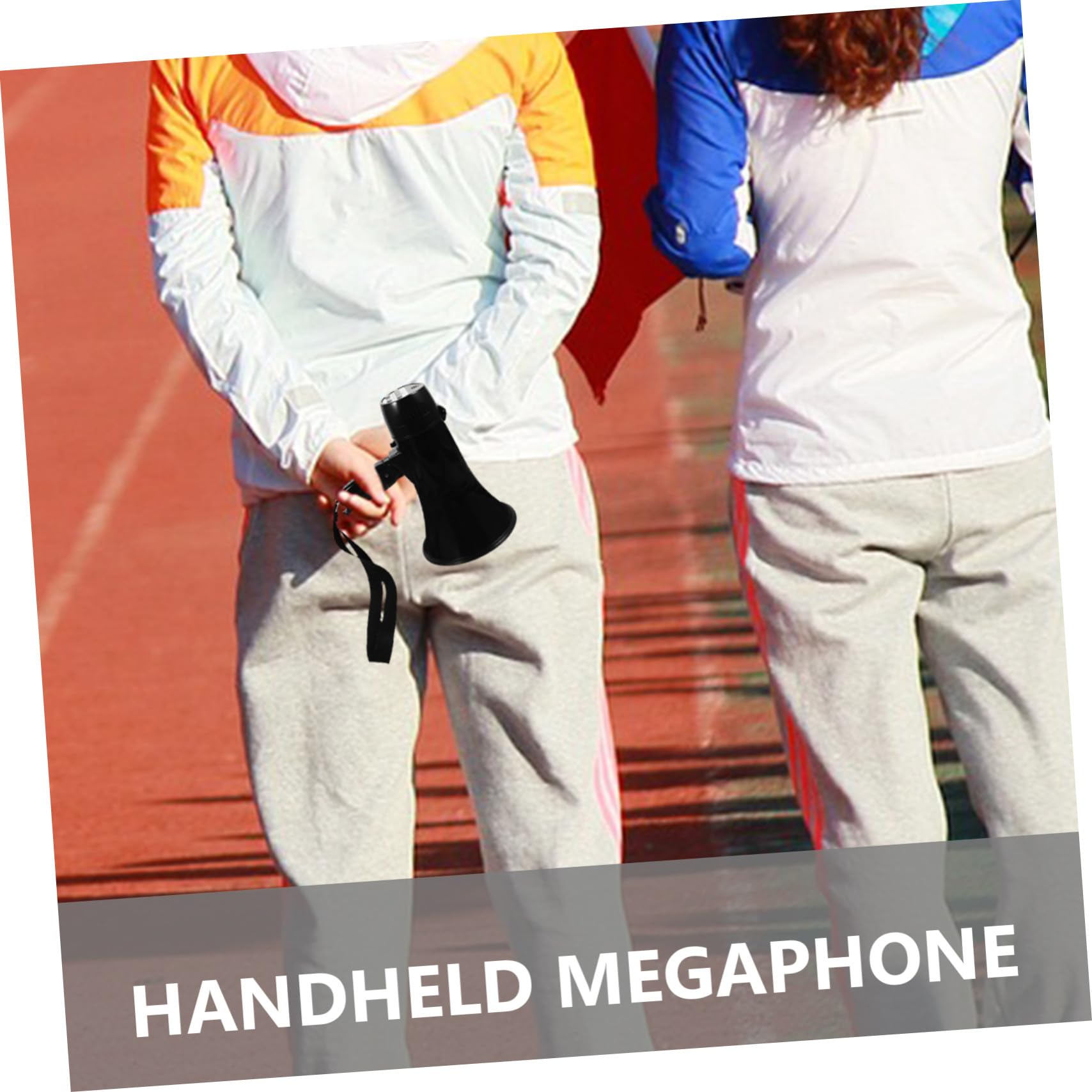 Megafono Portatile Piccolo da 25w Batteria a Lunga Durata, Leggero in ABS, per Cheer e Party, Compatto e Facile da Trasportare