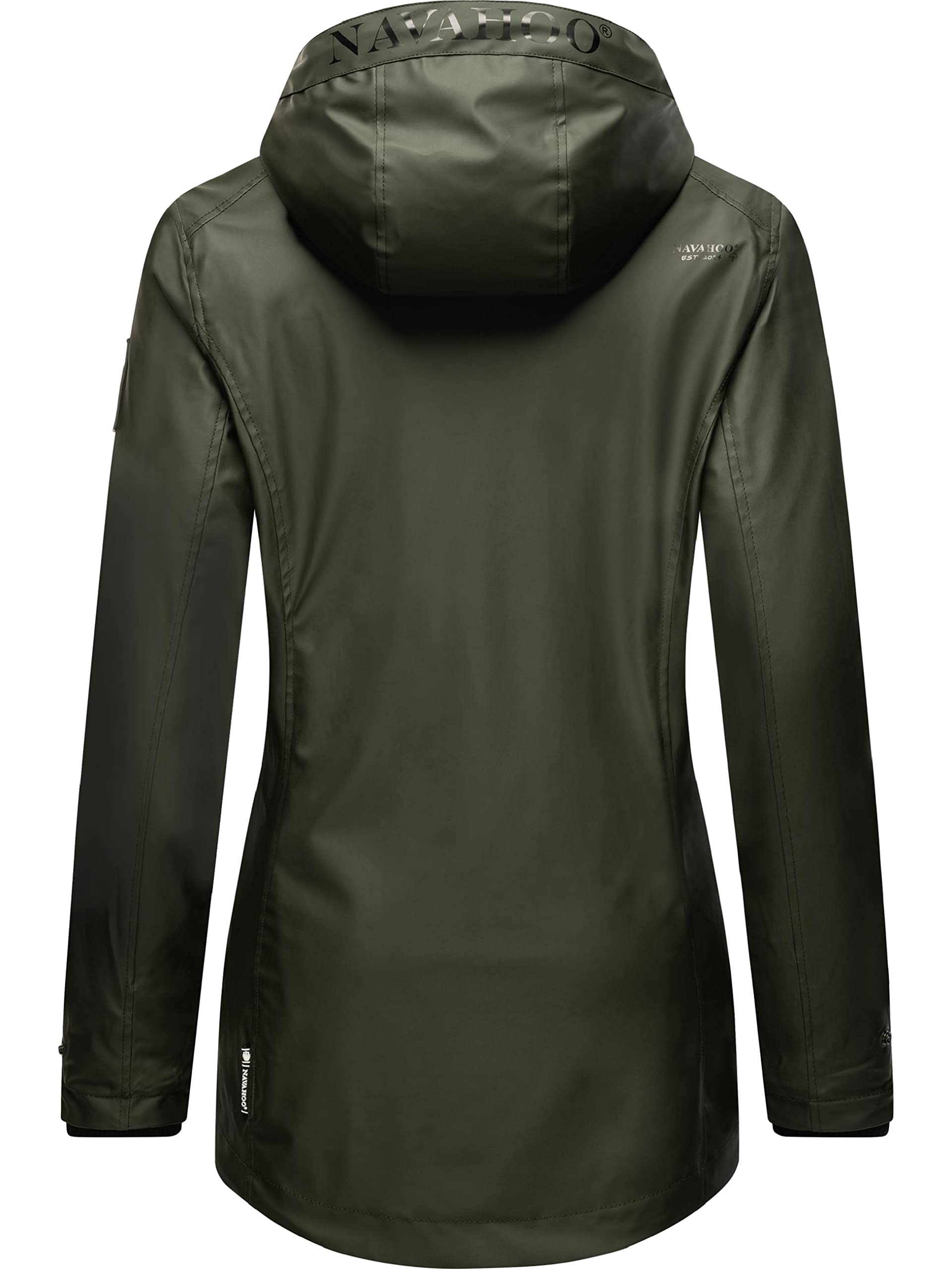 Navahoo Damen Winterjacke Kurze Regenjacke warm gefüttert mit Kapuze Lindraa XS-3XL