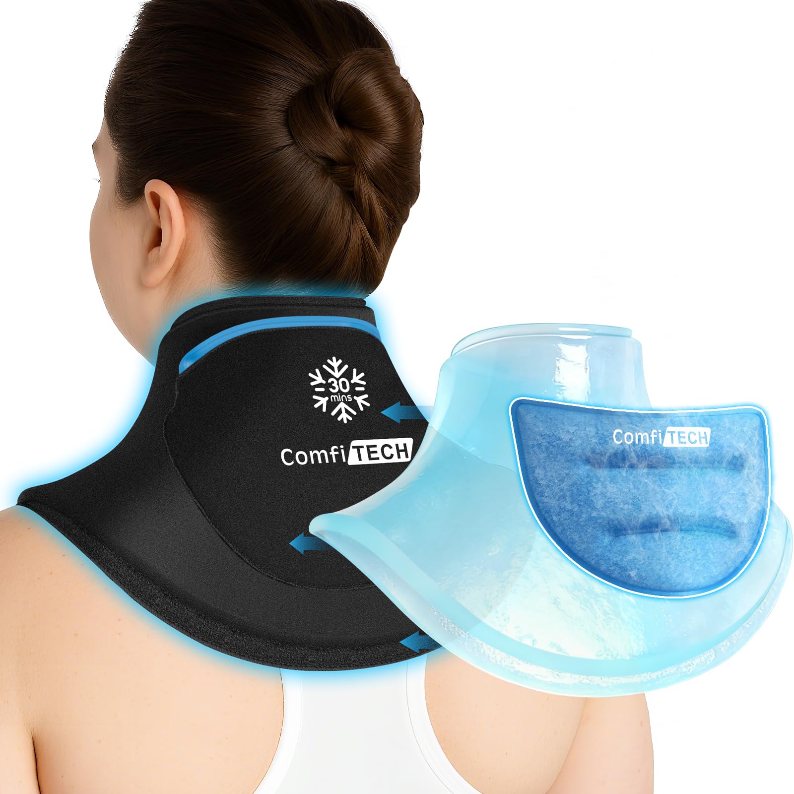 ComfiTECH Dual-Gel Neck Ice Pack Wrap