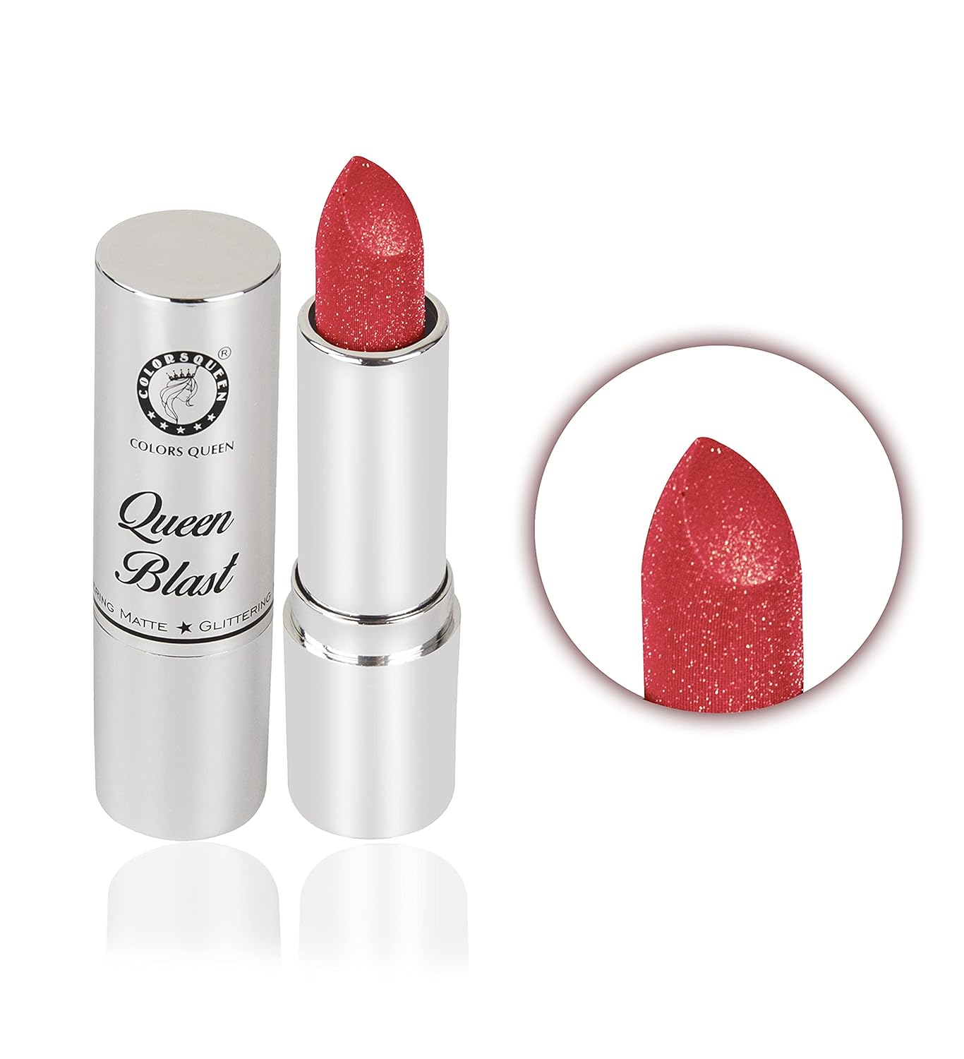 COLORS QUEEN Lipstick Salmon (Glitter) COLORS QUEEN Lipstick Salmon (Glitter)