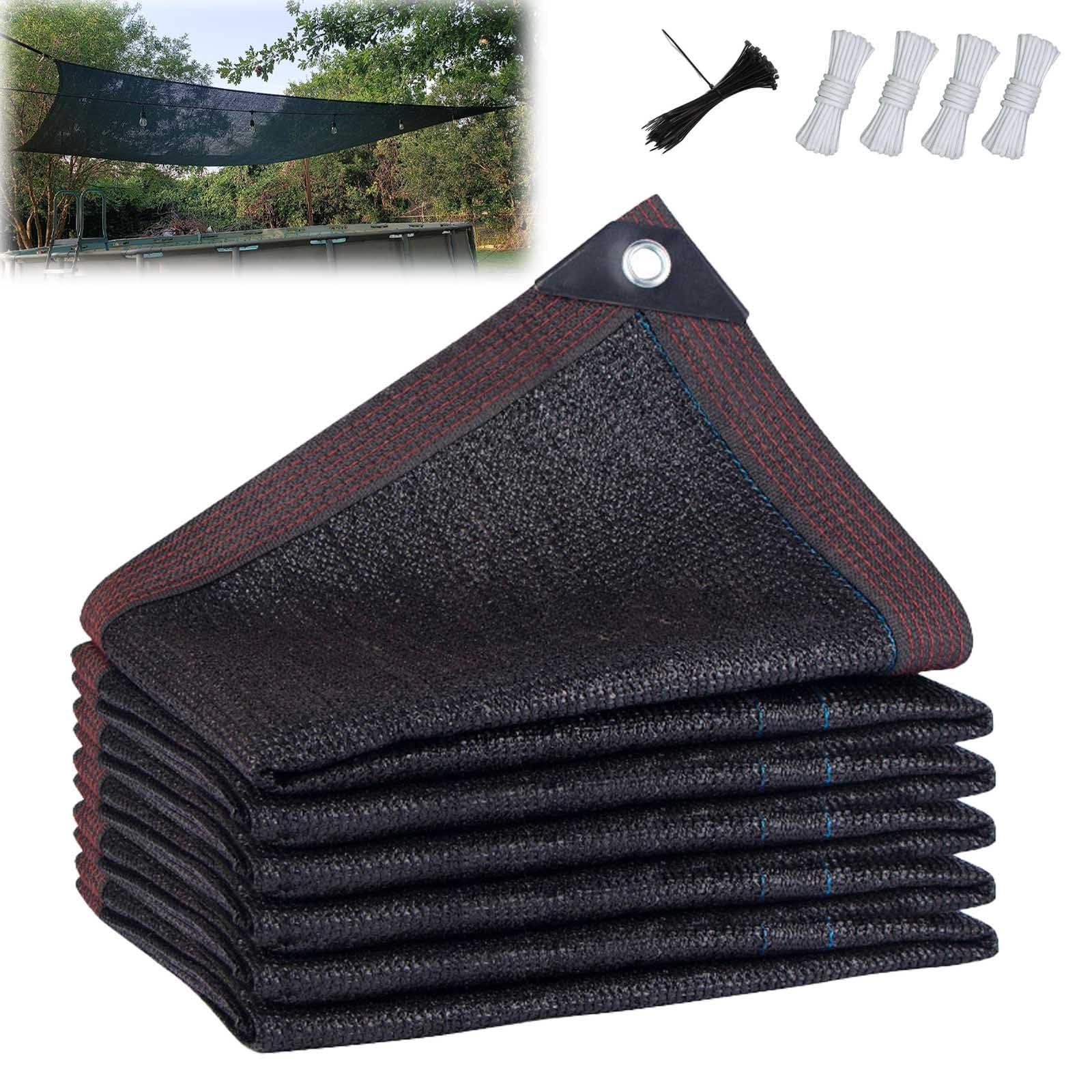 Voile d'ombrage pour pergola et serre créez une zone de fraîcheur 5x10m