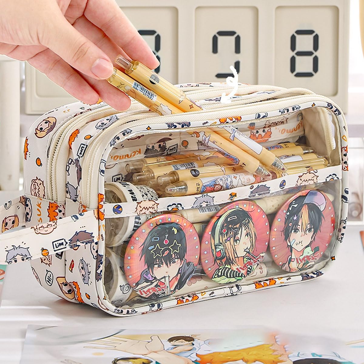 ハイキューペンポーチ【山口】 Amazon.co.jp: ハイキュー ペンケース 筆箱 グッズ 文房具 大