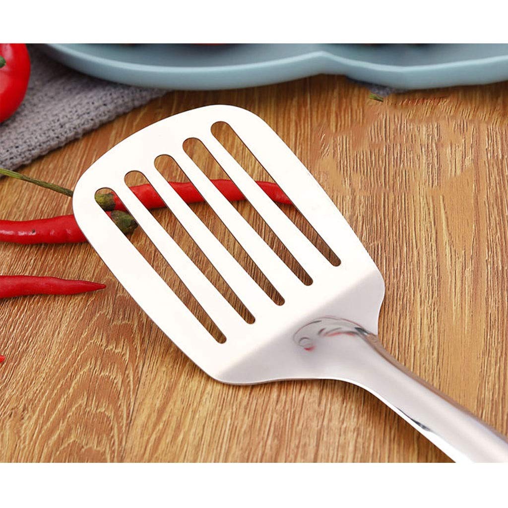 Juego de Utensilios de Cocina con espátula, Utensilios de Cocina de Acero Inoxidable, Juego de cucharas de Avena espesadas, Suministros de Cocina for el hogar, espátula de Cocina