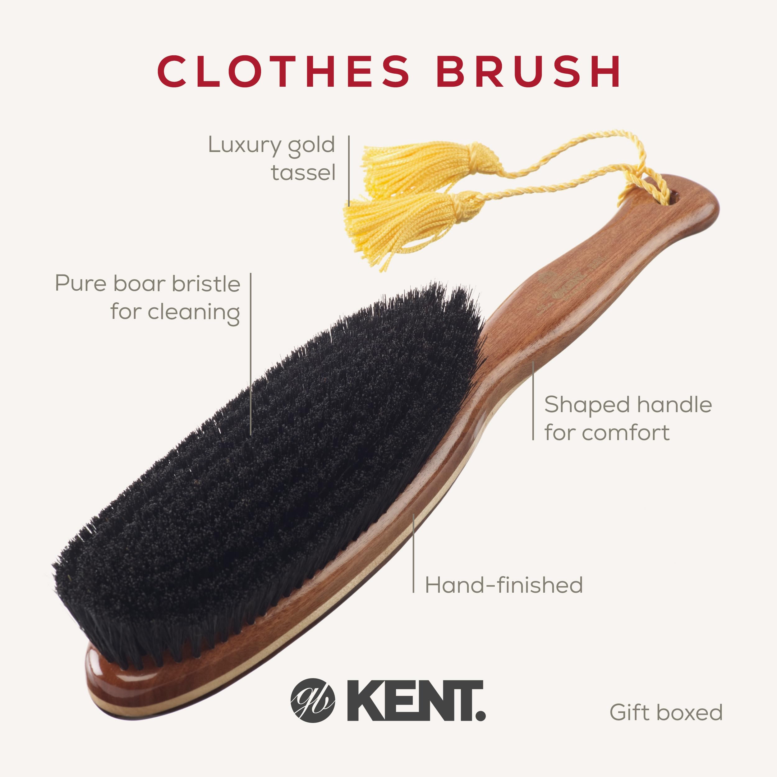 Kent Brushes Cepillo de Ropa (CR8)