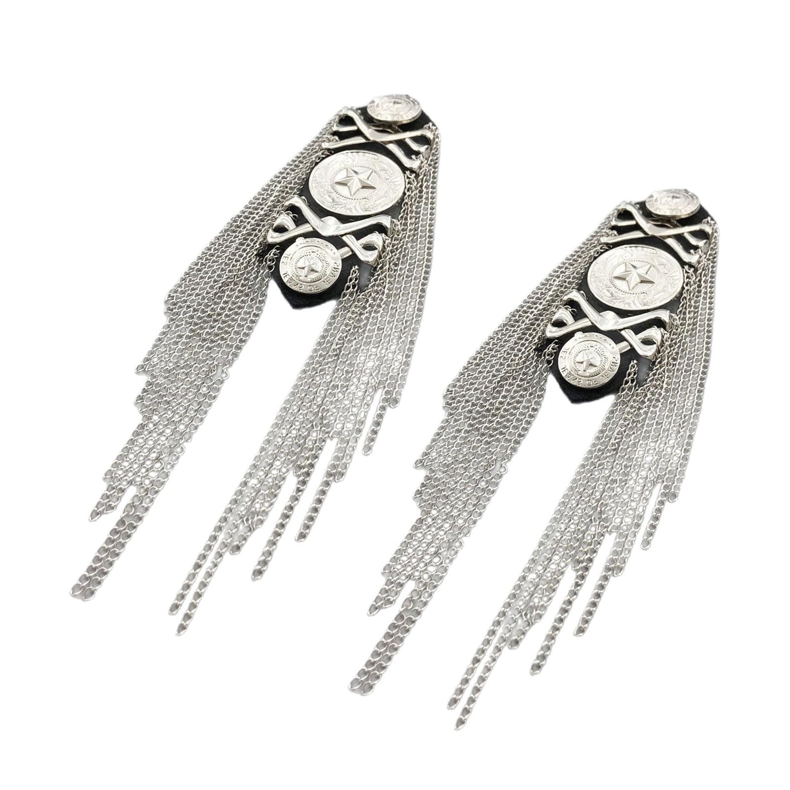 YUXITA Fringe Shoulder Epaulets Handmade Shoulder Jewelry Tassels Epaulettes Clothing Accessories Epaulet