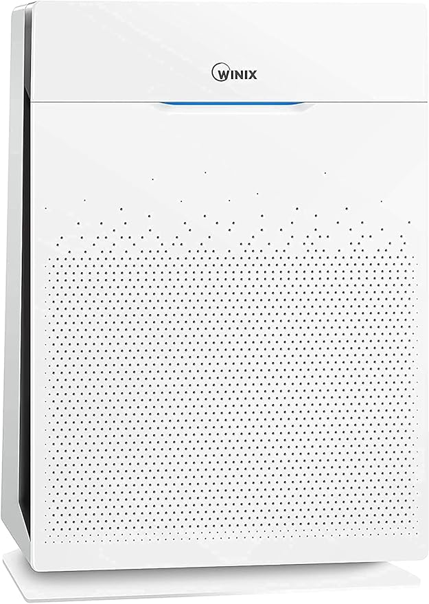 Winix Zero Pro - Purificador de aire Winix Zero, CADR 470 m³/h, (hasta 120m²) HEPA H13 y tecnología PlasmaWave. Reduce a 99,99%, Polen y Olores. Temporizador de 8 horas. Habitaciones y oficinas
