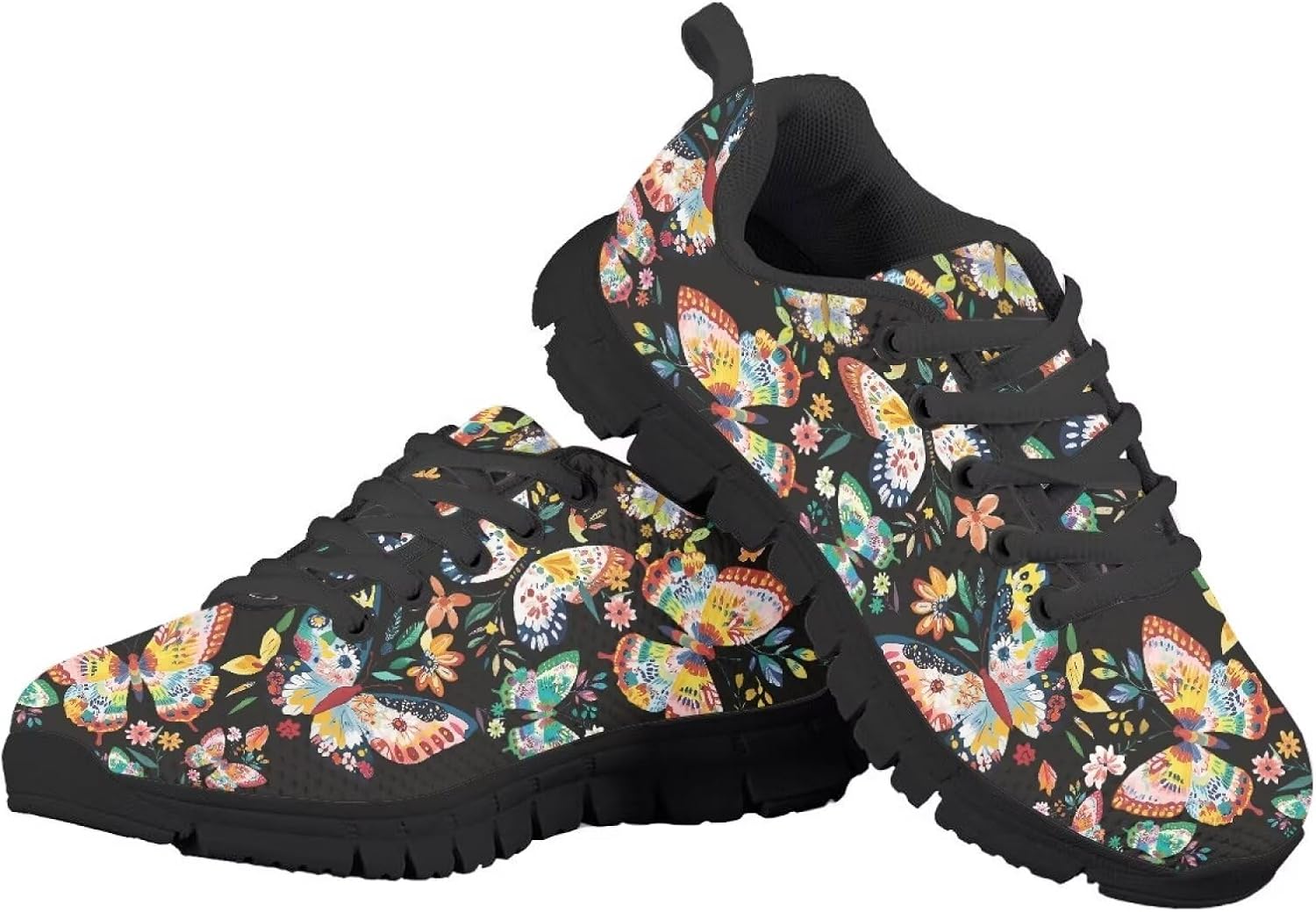 Sneakers Lace-up Lightweight Sport Shoes Casual Running Hiking Shoes for Boys Girls