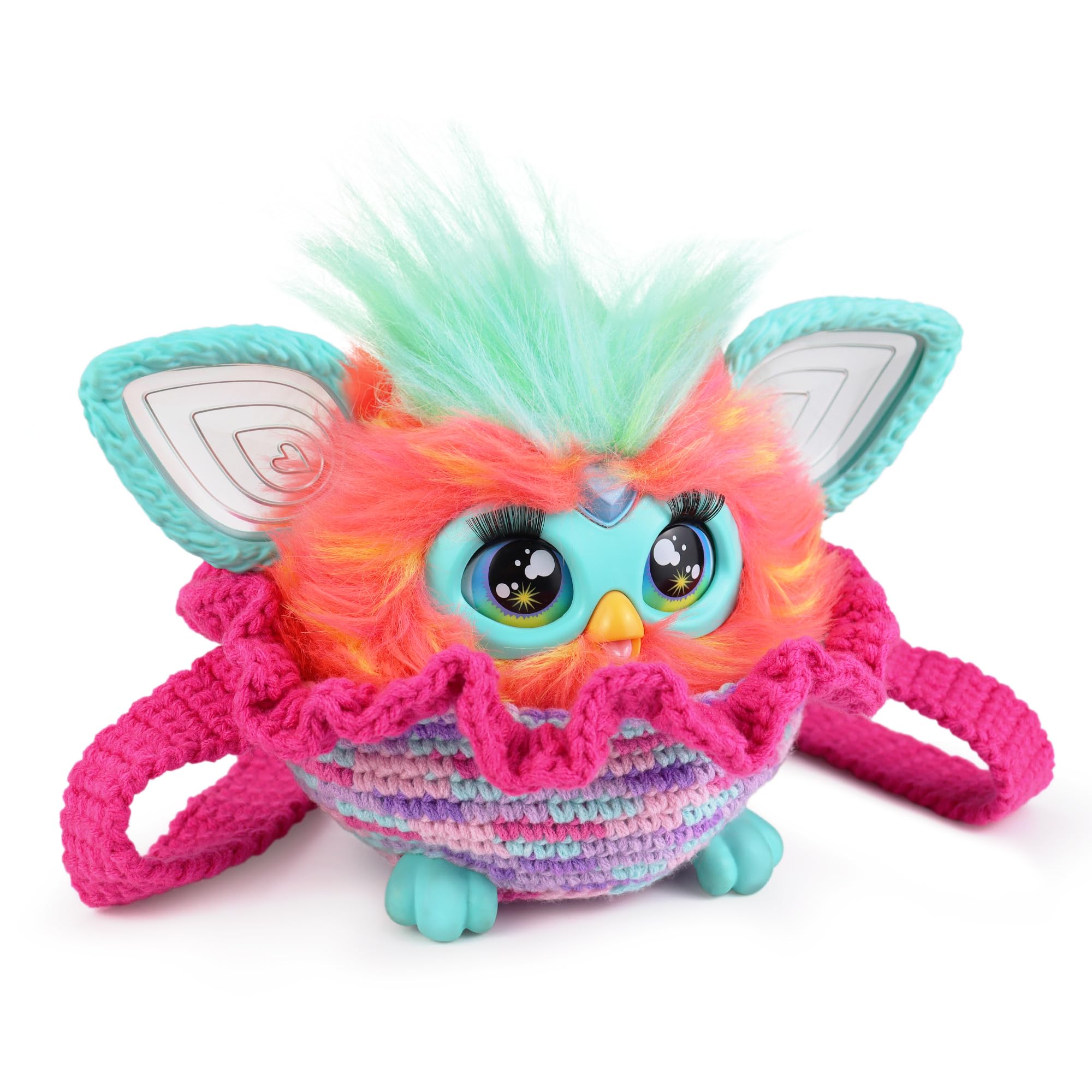 Amazon.com: Crochet Bag Compatible with Furby Cotton Candy and