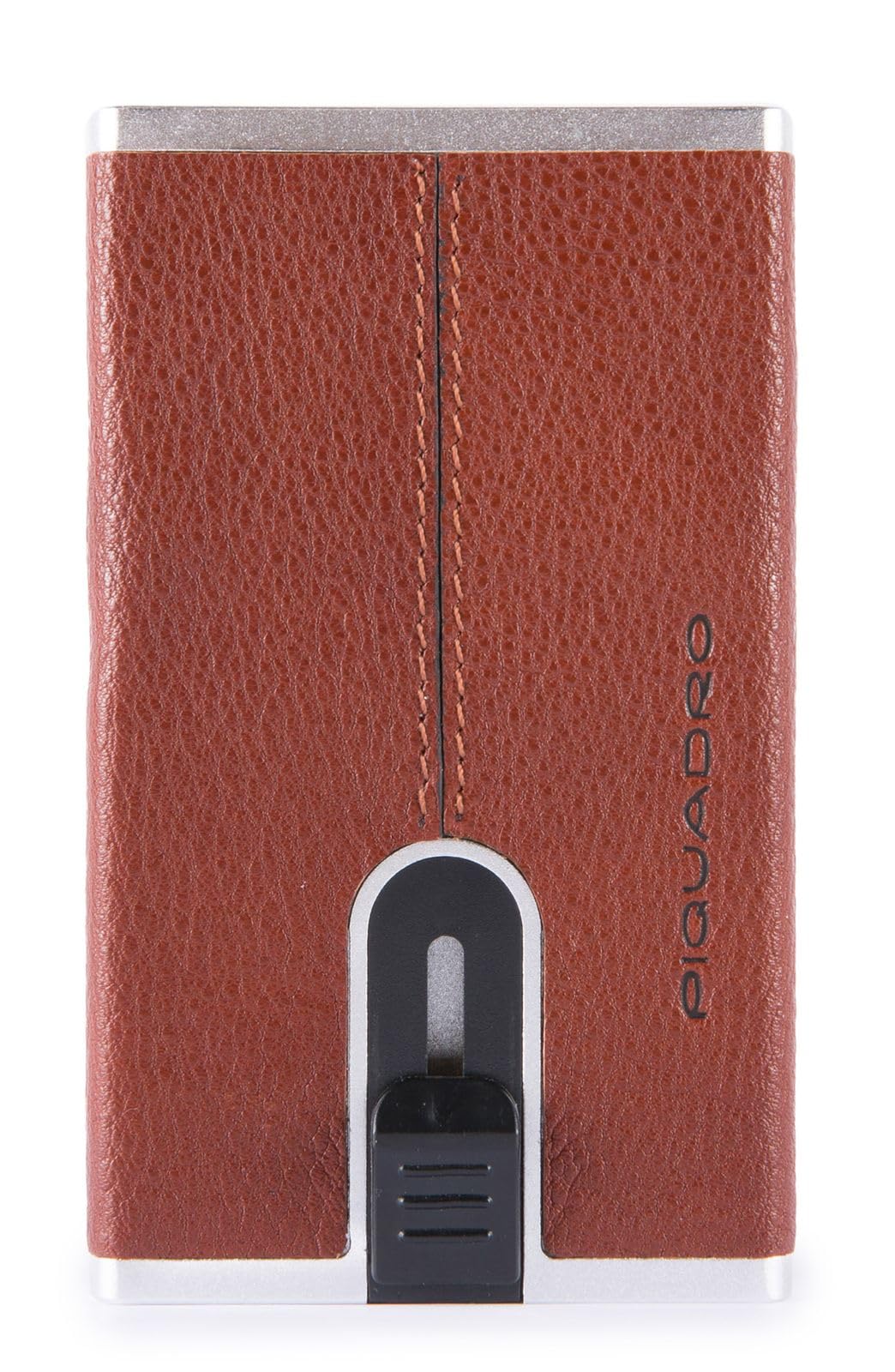PIQUADRO Black Square Porta carte di credito RFID pelle 6 cm