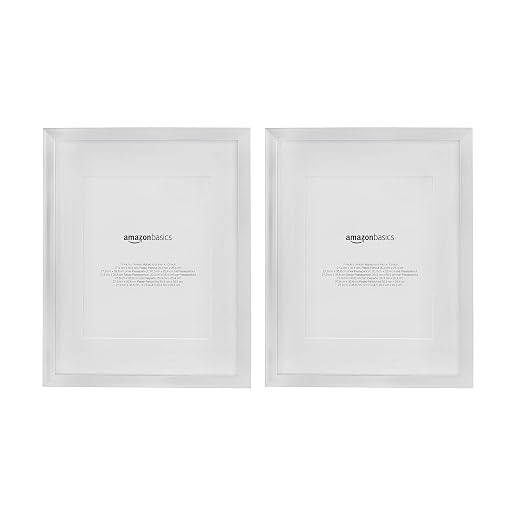 MockWares Basics Nickel Photo Frames, 2-Pack