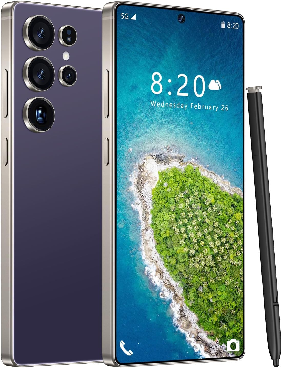 Huness 2510 I25 Unlocked Cell Phone 2510 (Deep Purple A)