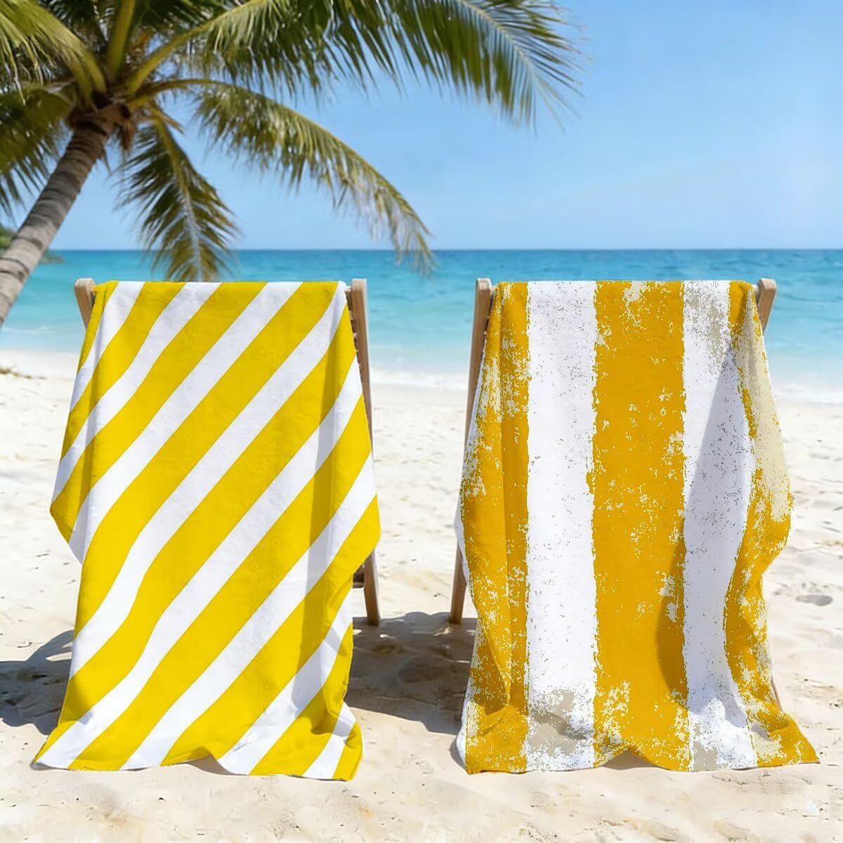 Ręcznik plażowy XXL 80 x 160 cm, zestaw 2 ręczników kąpielowych z mikrofibry, odporne na piasek ręczniki plażowe, szybkoschnące prześcieradło kąpielowe dla mężczyzn i kobiet, przenośne cienkie